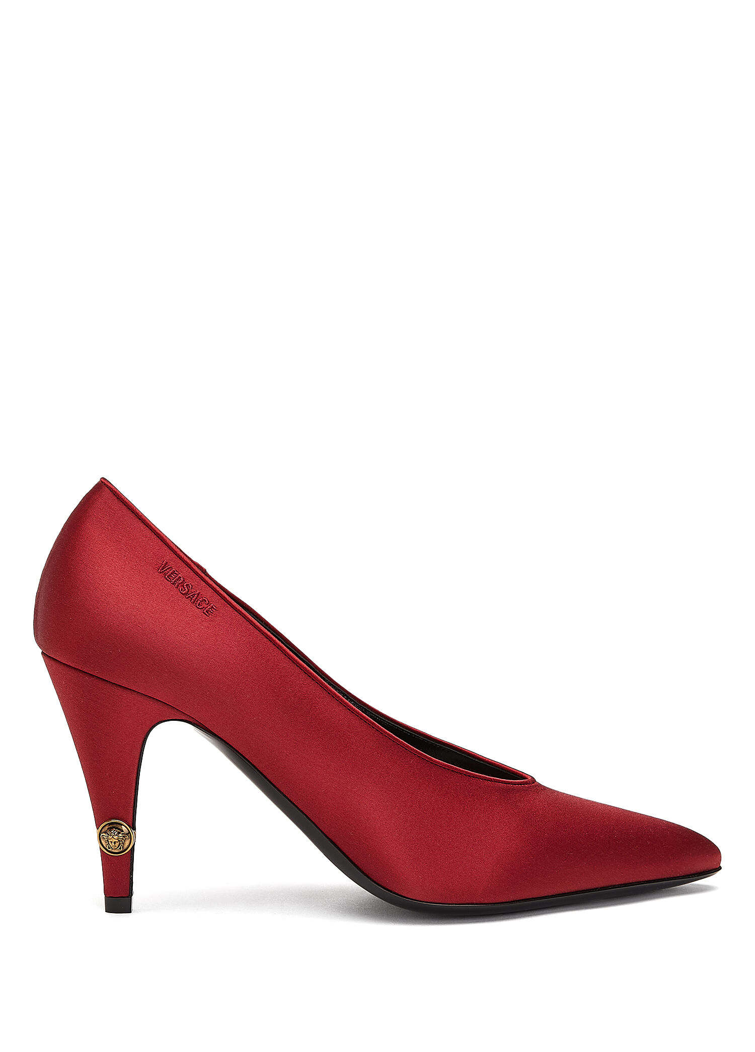 Gianni Kırmızı Saten Stiletto
