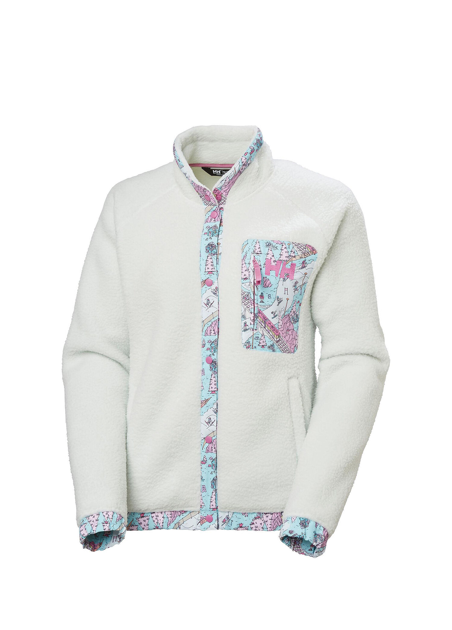 W İmperial Pile Snap Seafoam Oslo Kadın Spor Sweatshirt