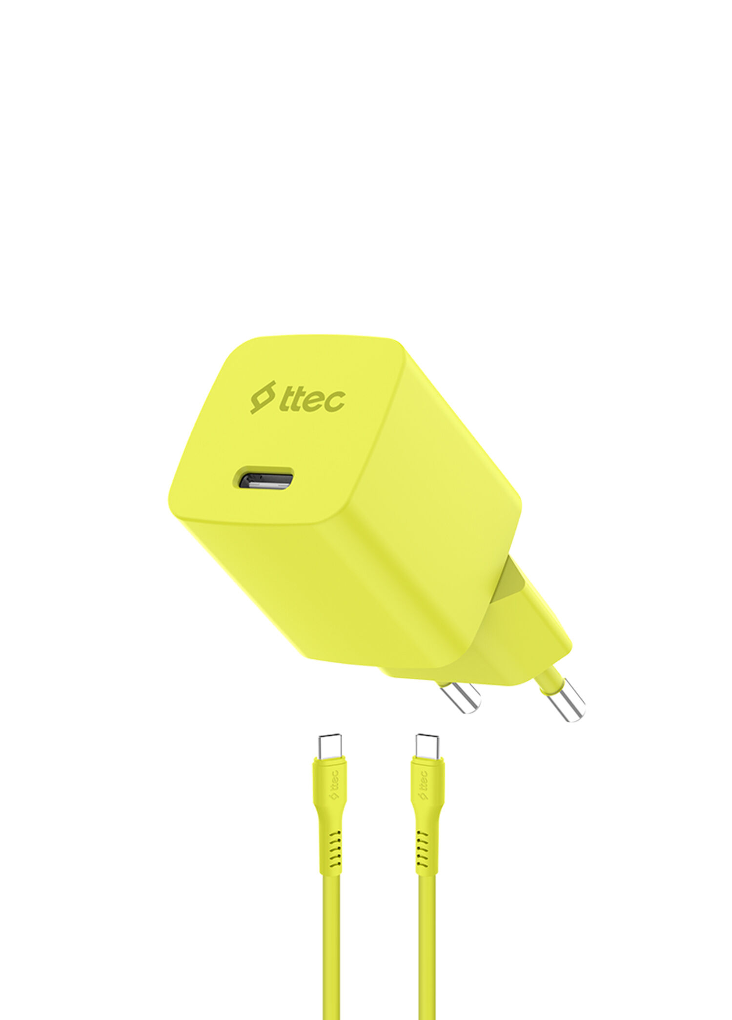 SmartCharger GAN 45W AVS PD Hızlı Şarj Aleti + USB-C 3A Şarj Kablosu