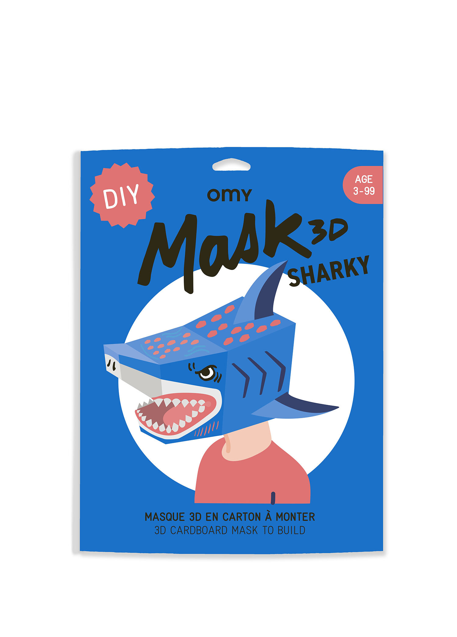 Sharky 3D Unisex Çocuk Köpekbalığı Figür Maske