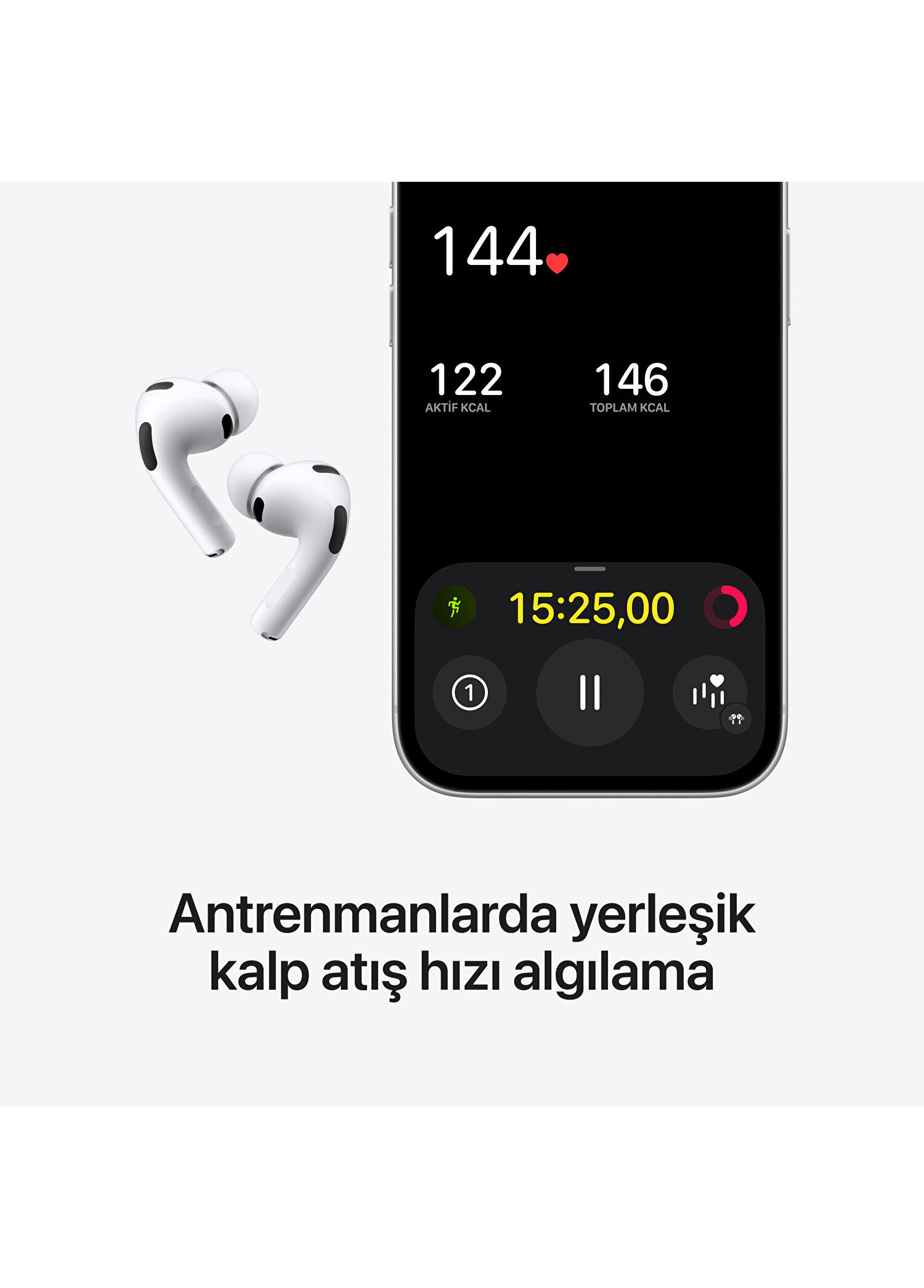 Apple - AirPods Pro 3 Kulak İçi Bluetooth Kulaklık MFHP4TU/A - Beyaz