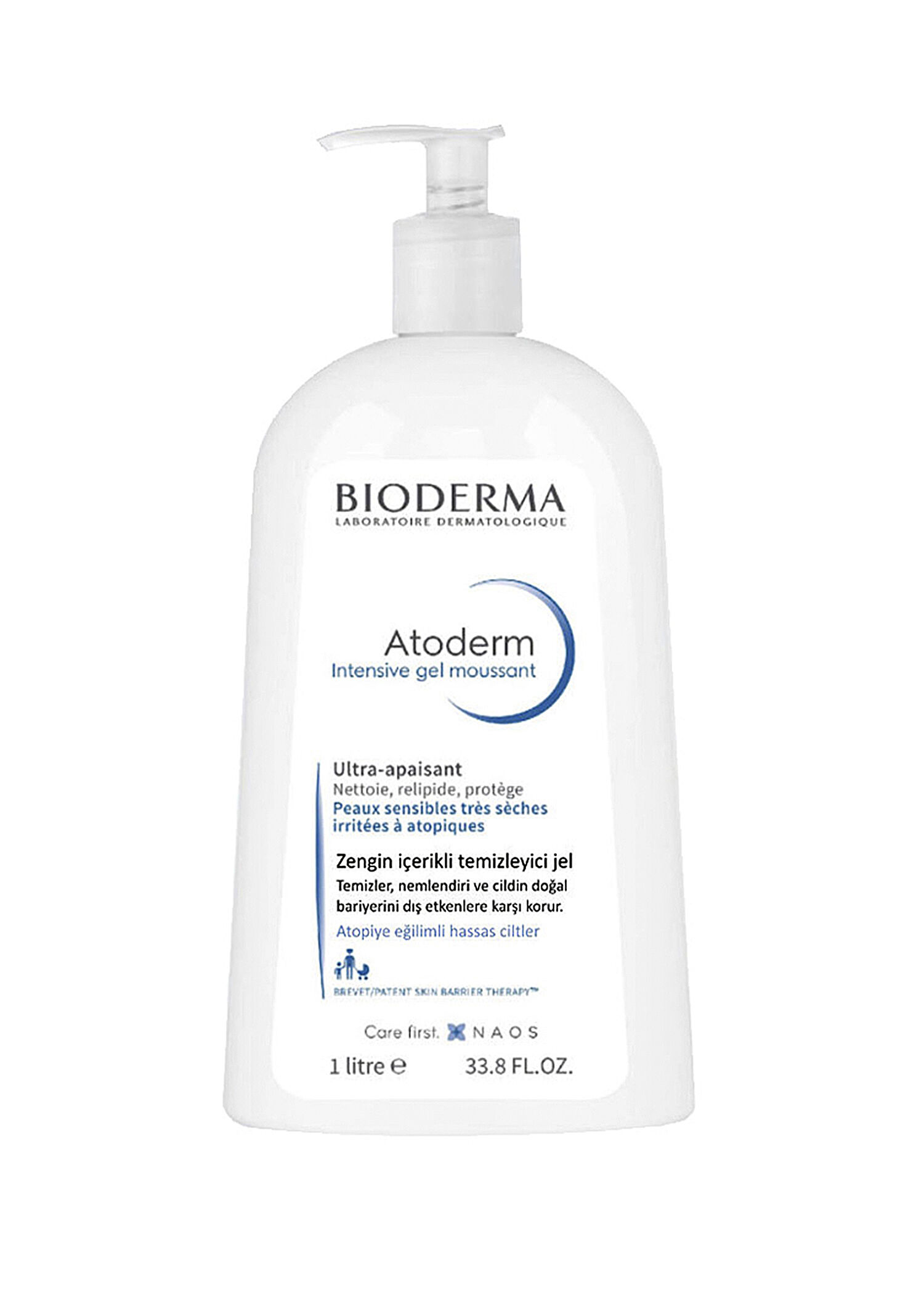 Atoderm Kuru Ciltler için Temizleyici Jel 1 lt