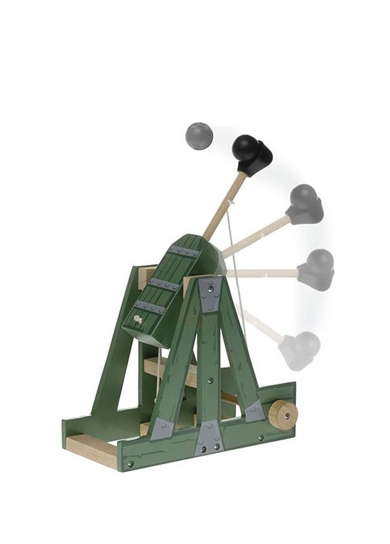 Trebuchet Yeşil Ahşap Oyuncak