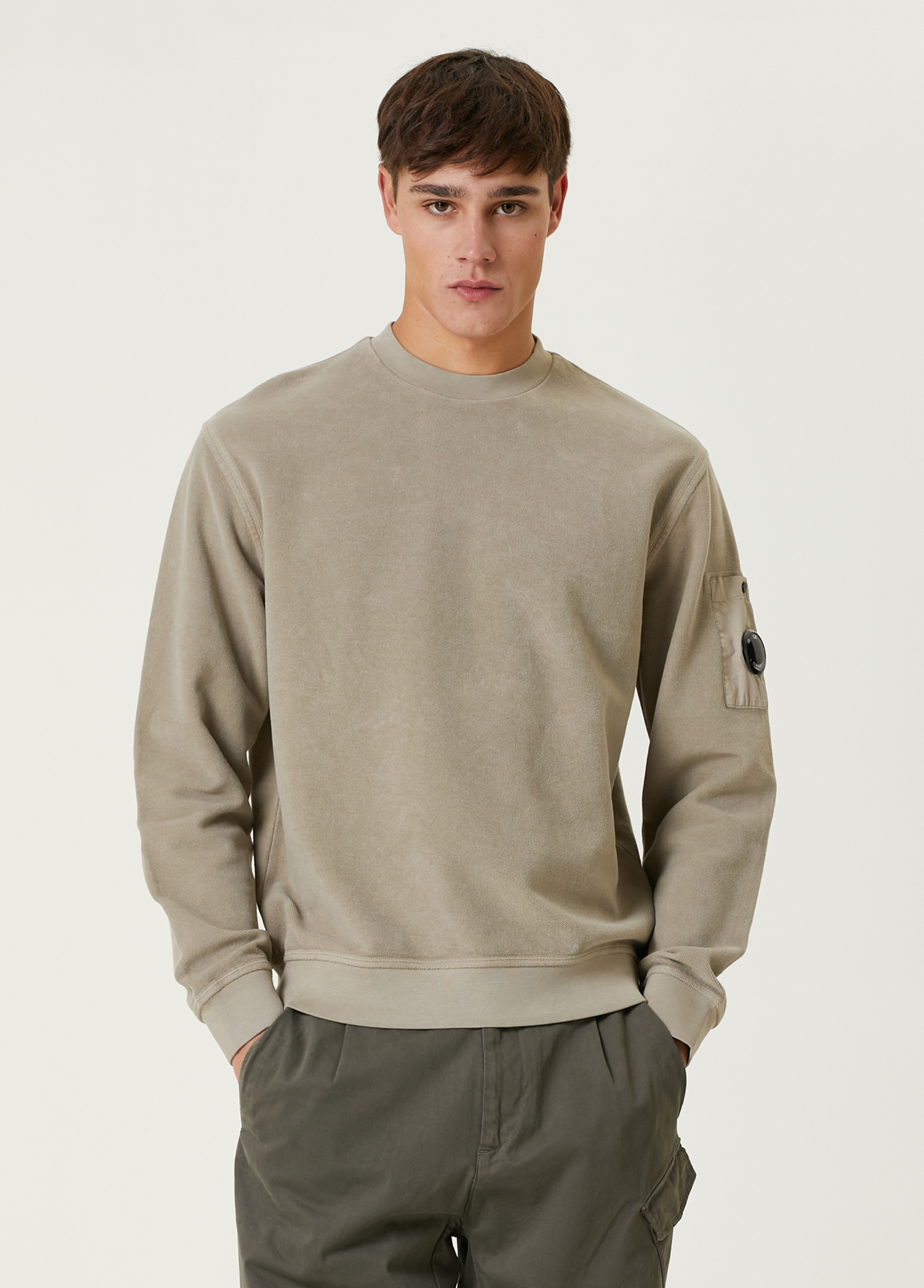 Açık Haki Sweatshirt