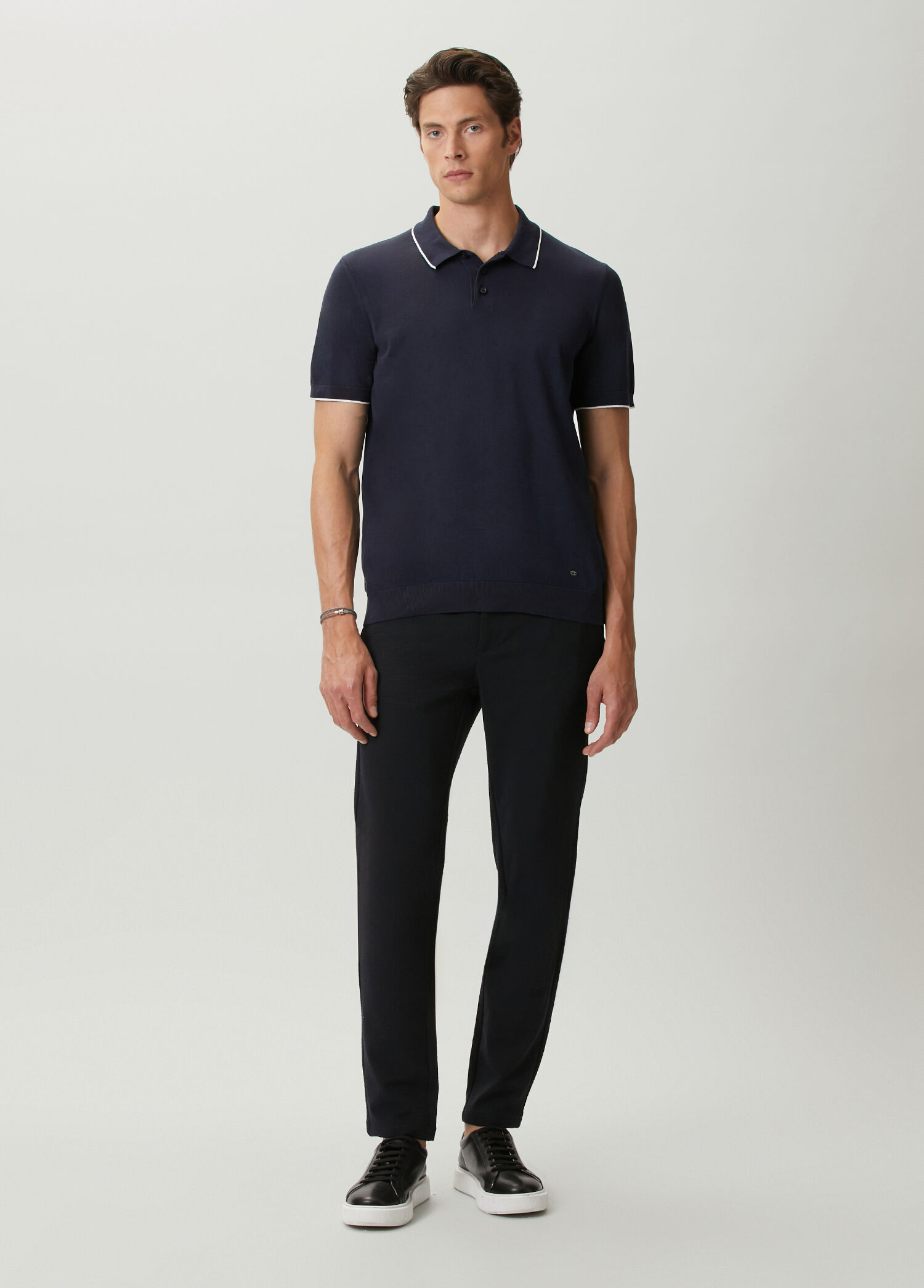 P Beymen Club Lacivert Beli Kordonlu Chino Pantolon