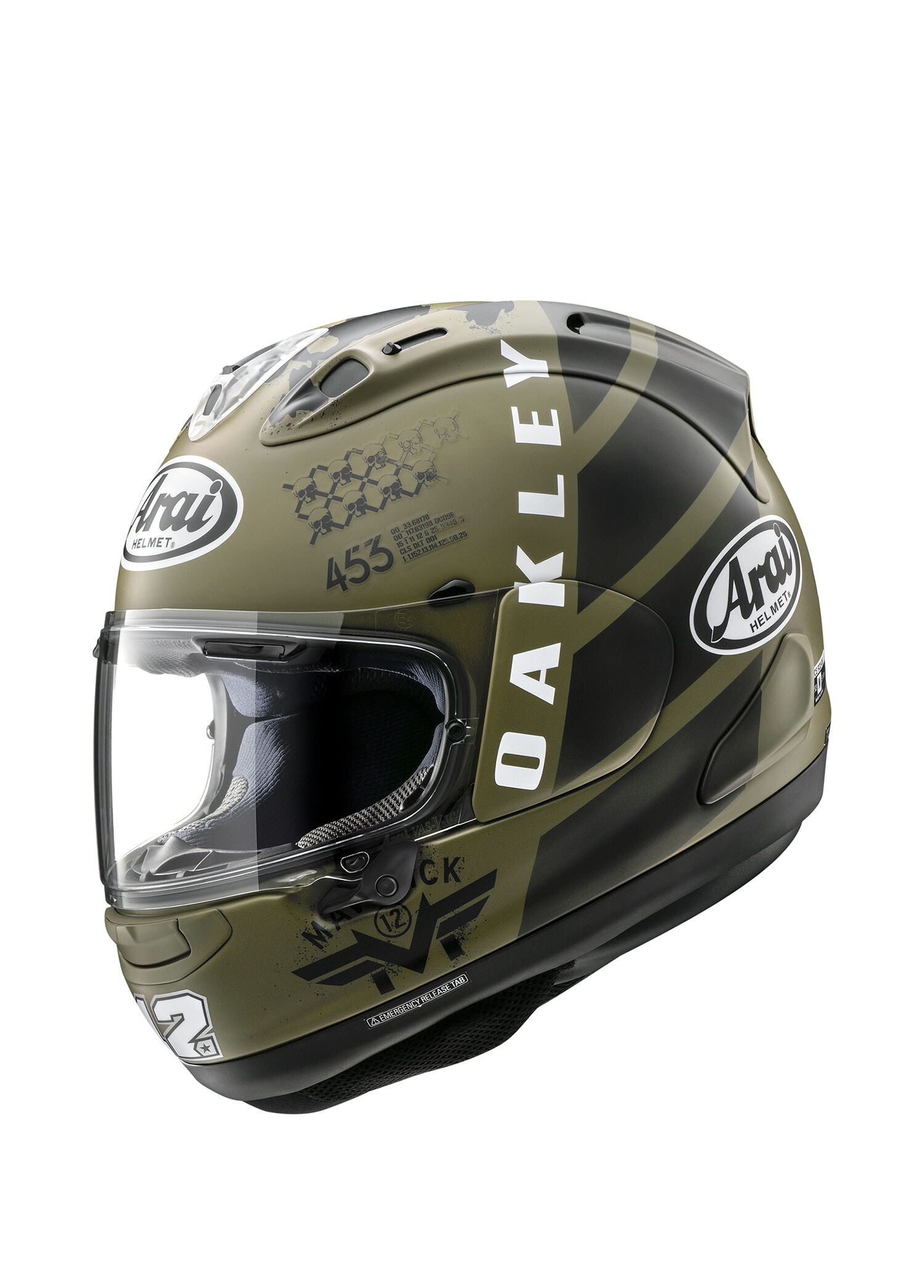 RX-7 V Evo Maverick Oakley Kapalı Motosiklet Kaskı