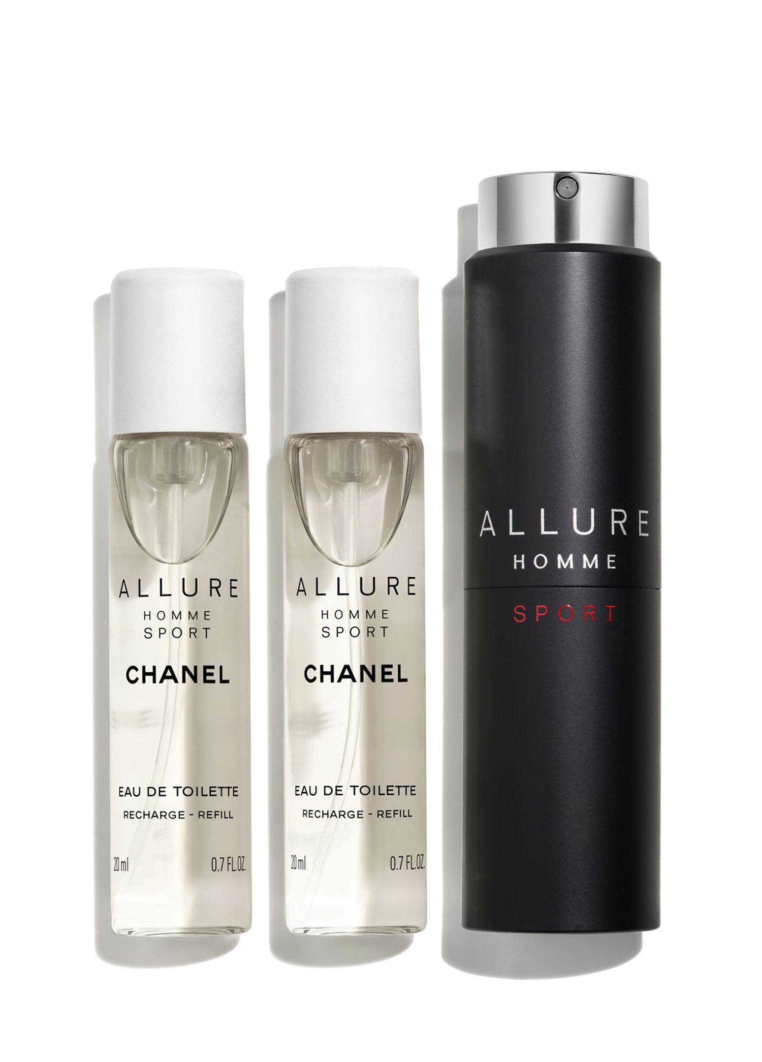 ALLURE HOMME SPORT TWIST SPRAY REFILLABLE BOTTLE