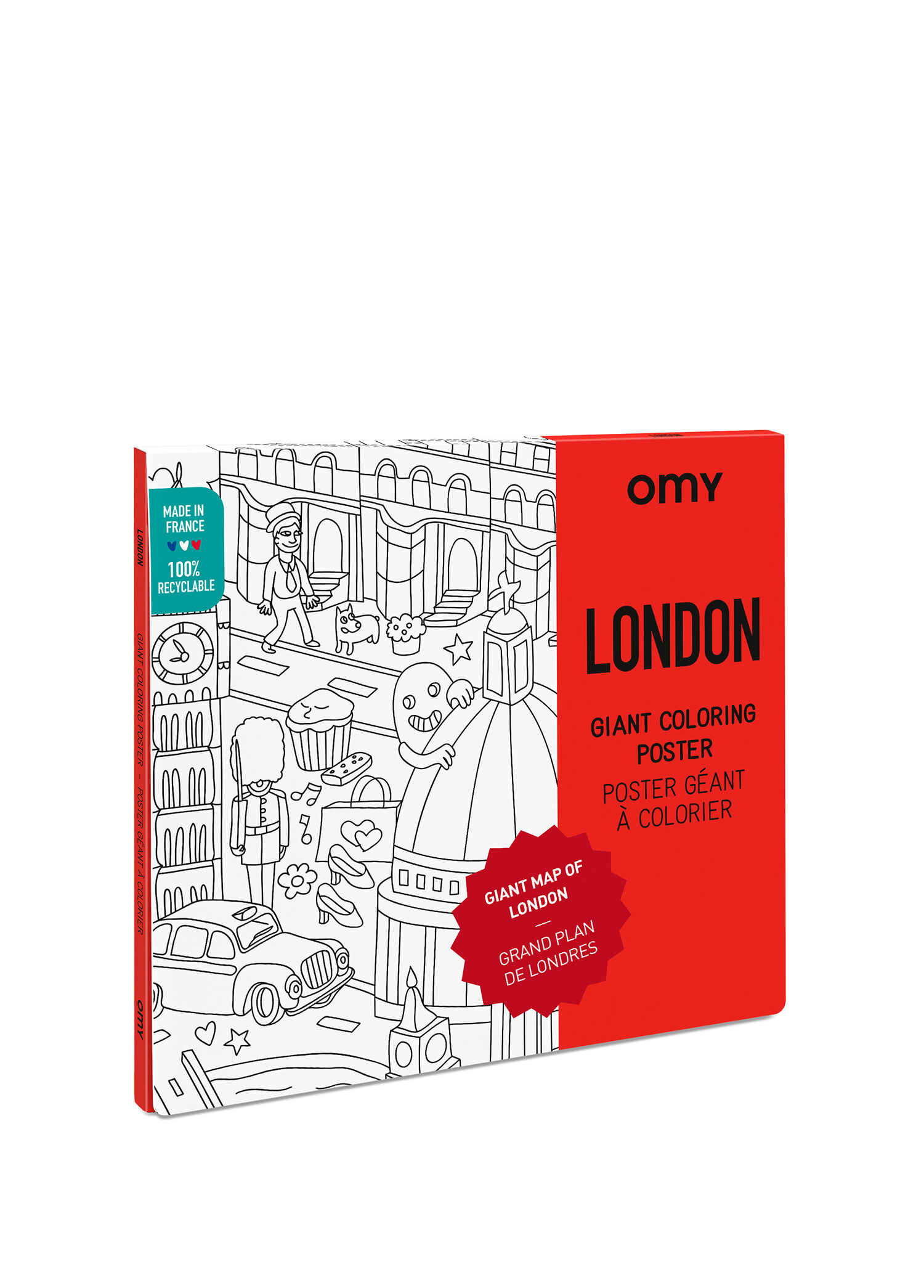 London Çocuk Dev Boyama Posteri