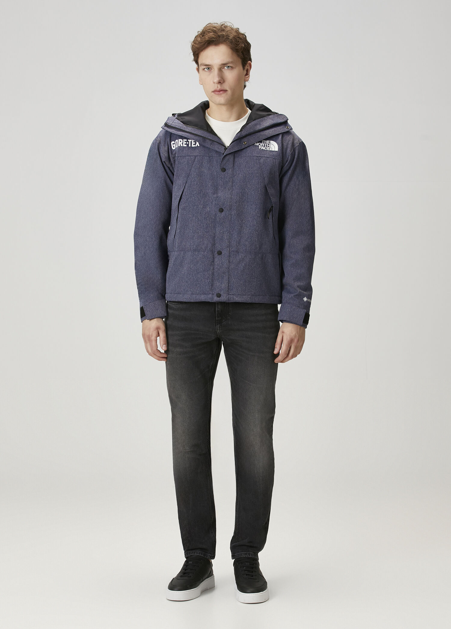The North Face - Gore-Tex Indigo Kapüşonlu Mont - İndigo