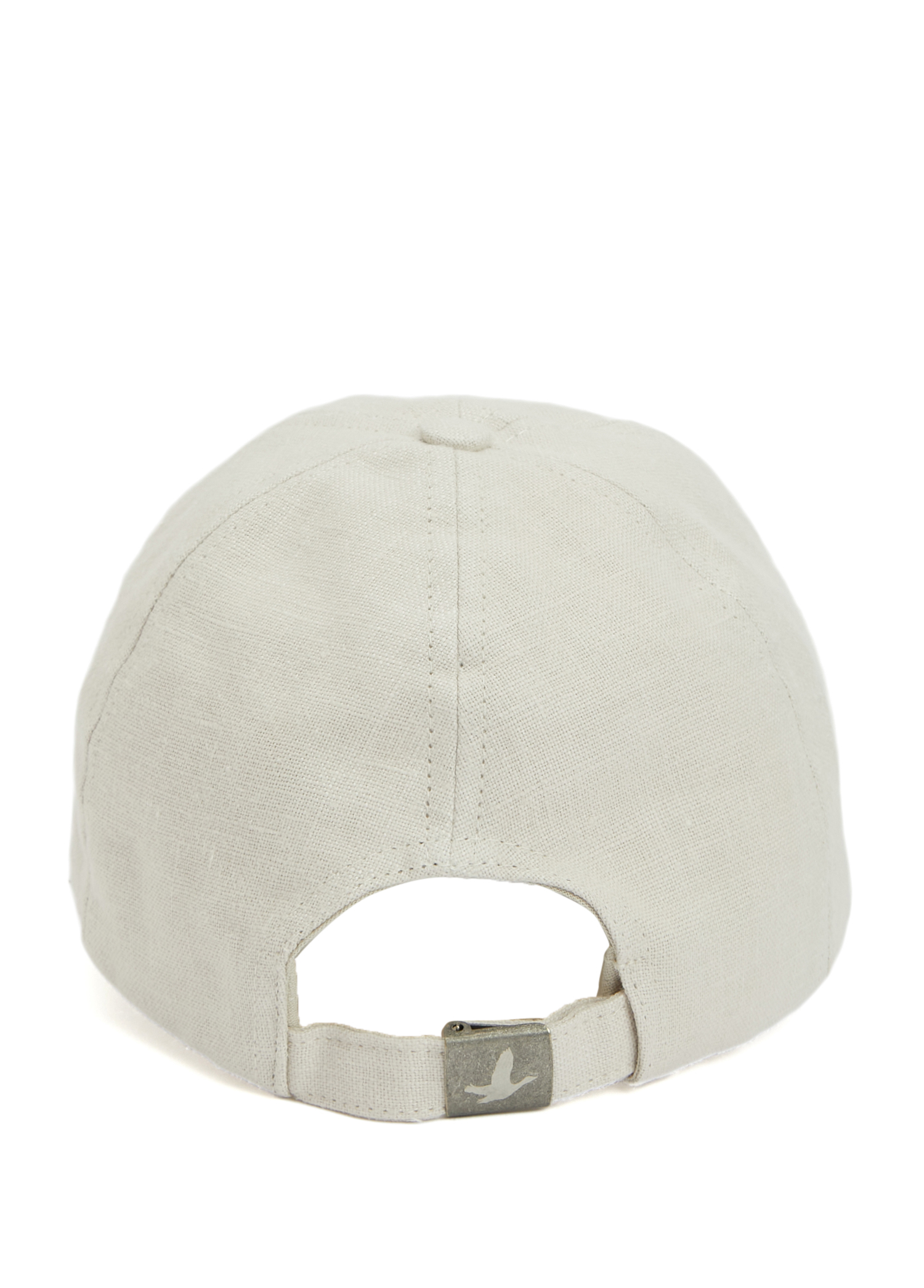 Bej Unisex Keten Şapka_2