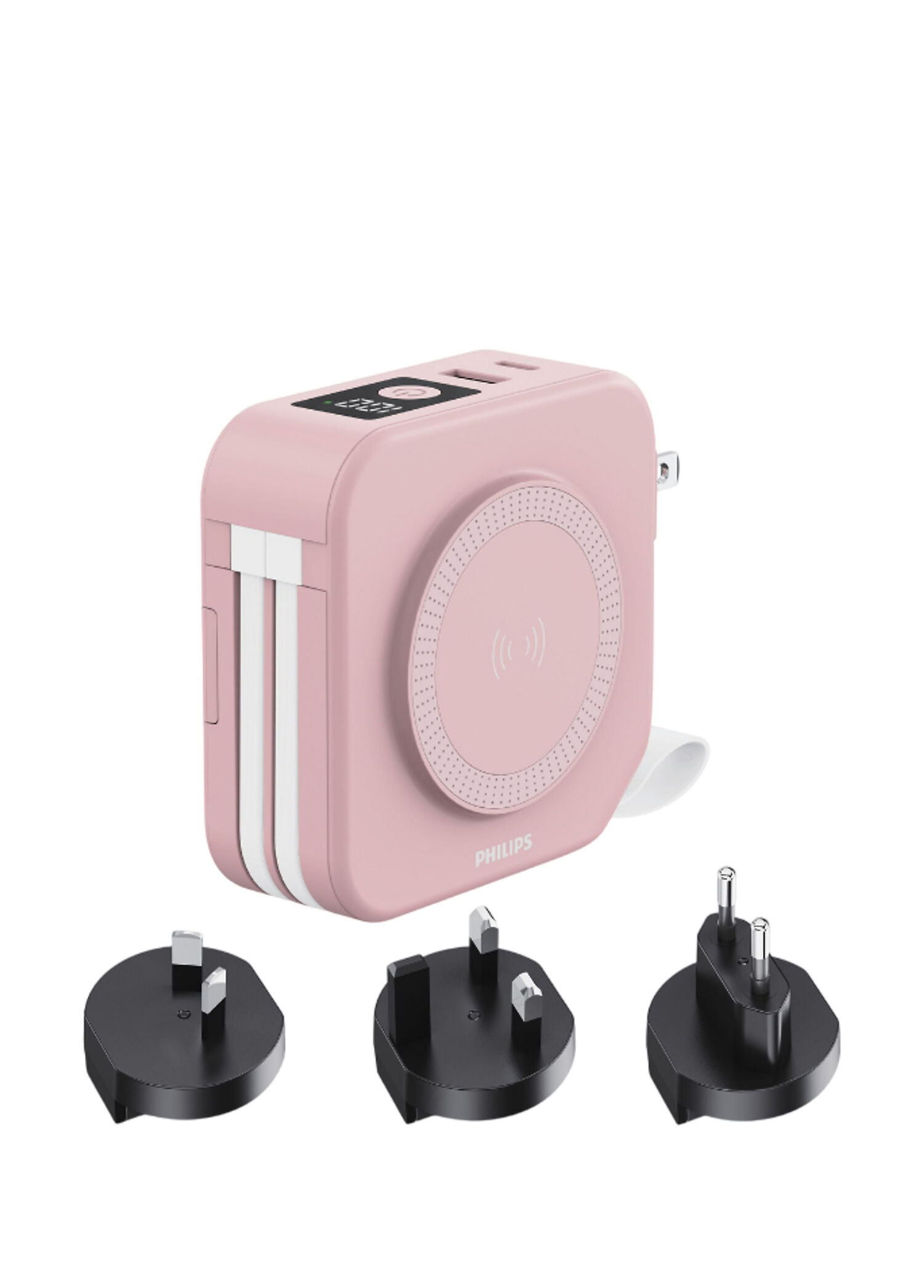 DLP4347CP/00 Pembe 10.000 mAh Dahili USB-C Lightning Kablolu MagSafe Hızlı Şarj Powerbank