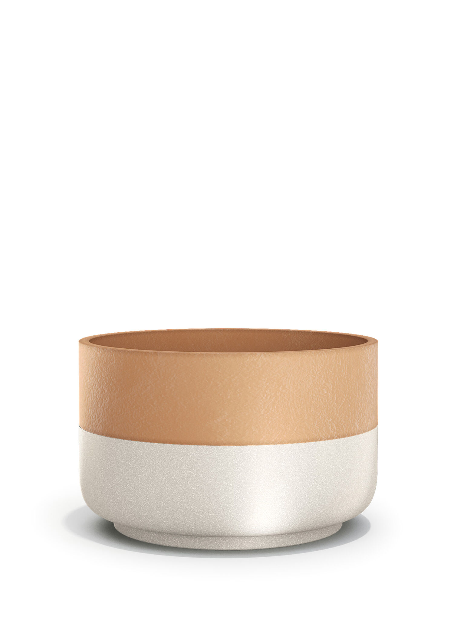 Kuva Terracotta Beyaz Seramik Saksı 60 x 37 cm