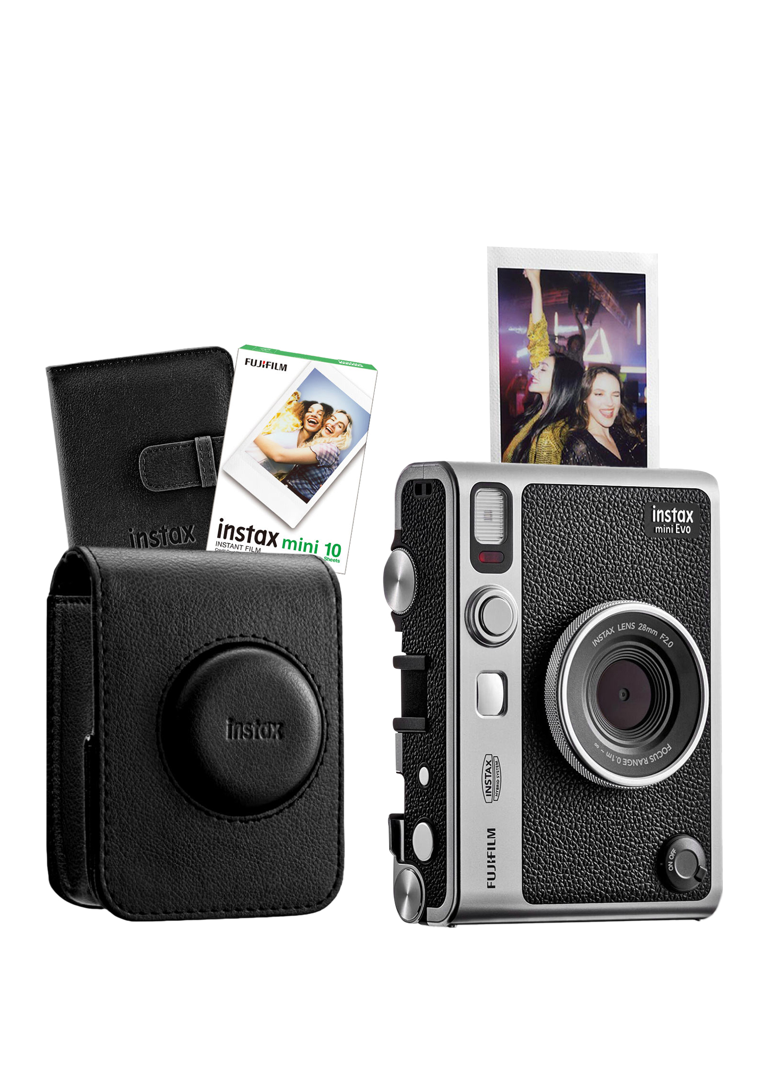 Instax Mini Evo Siyah Fotoğraf Makinası ve Hediye Seti 2