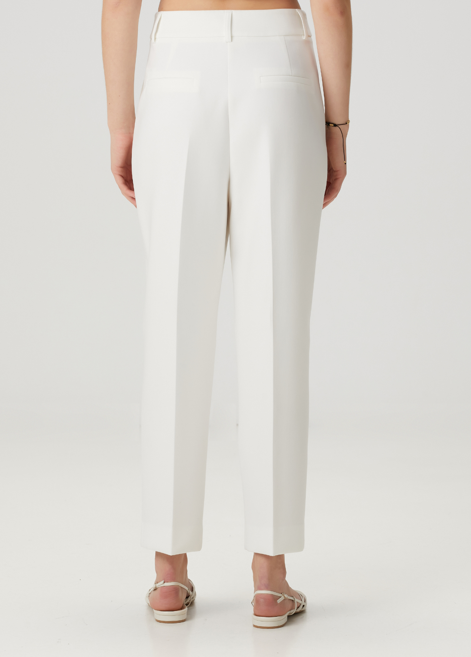Kırık Beyaz Formal Pantolon_5