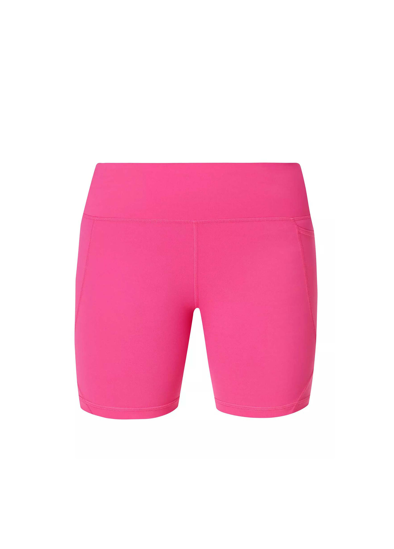 Power 6 Pembe Kadın Mini Biker Koşu Taytı