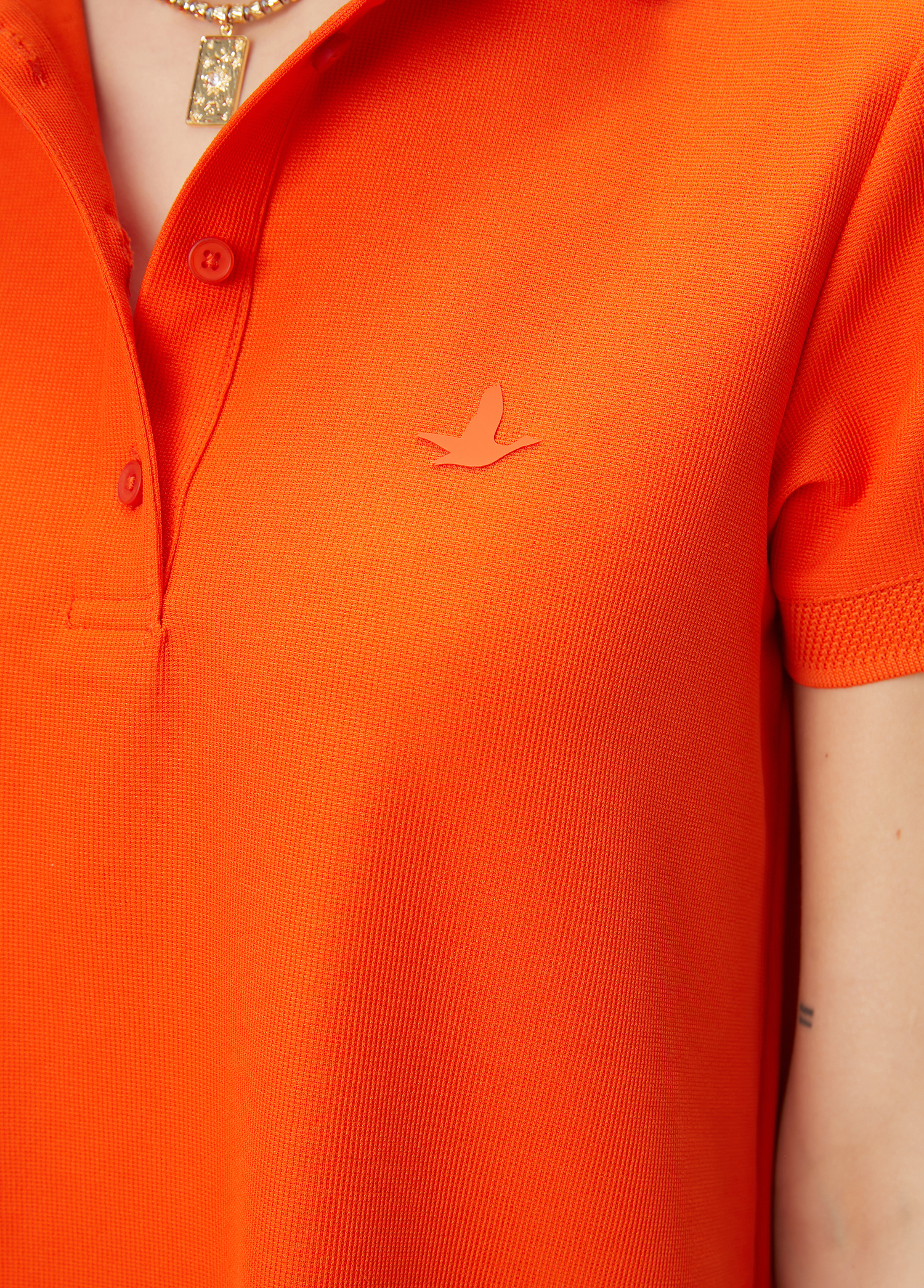 Mercan Mini Pike Polo Elbise_5