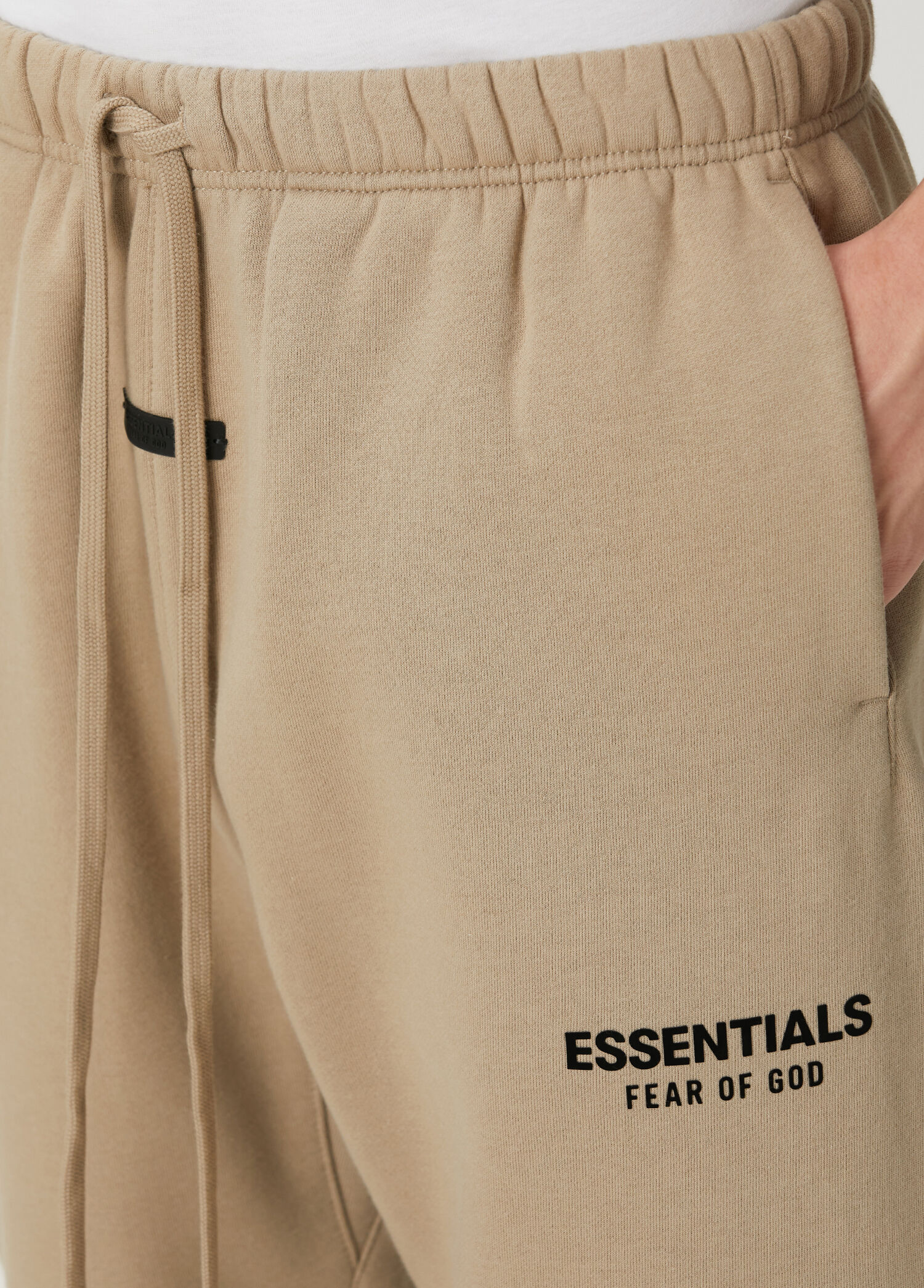 Fear Of God Essentials - Taba Beli Kordonlu Jogger Eşofman Altı - Taba