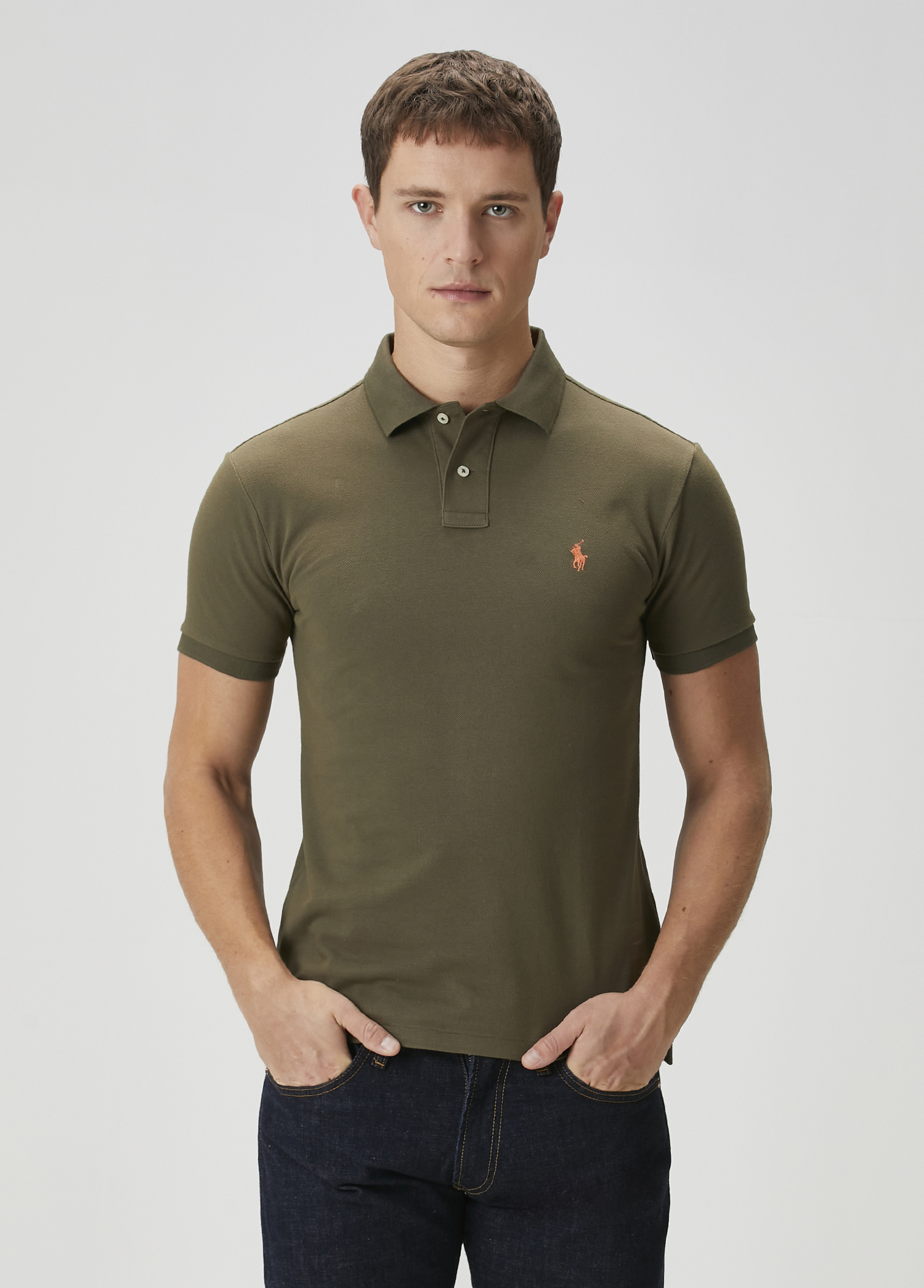 Haki Polo Yaka T-shirt