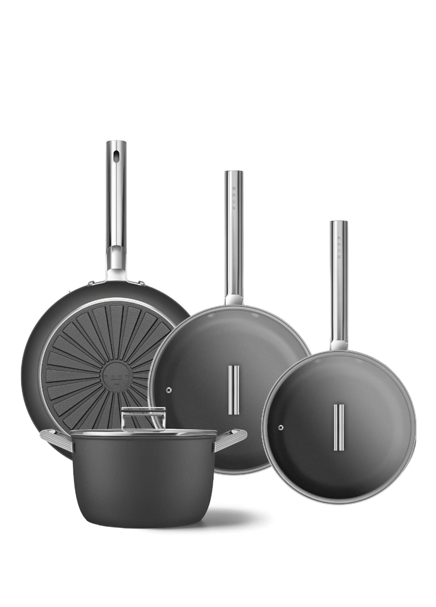 Cookware Prima Siyah 4'lü Tava Seti