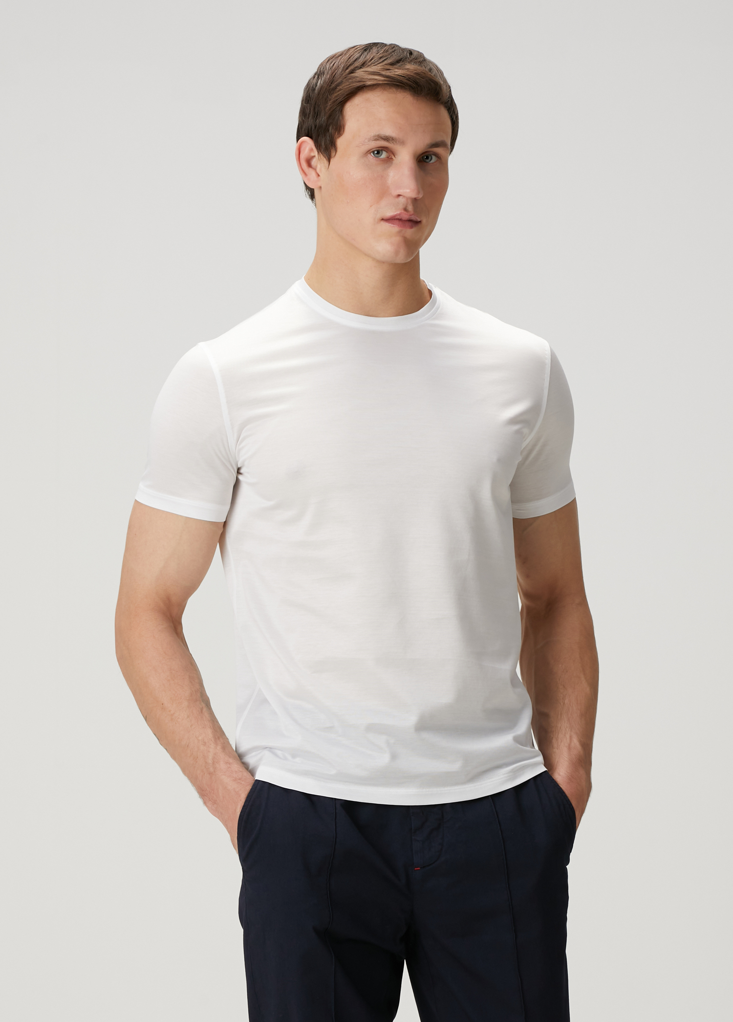 Beyaz Basic T-shirt