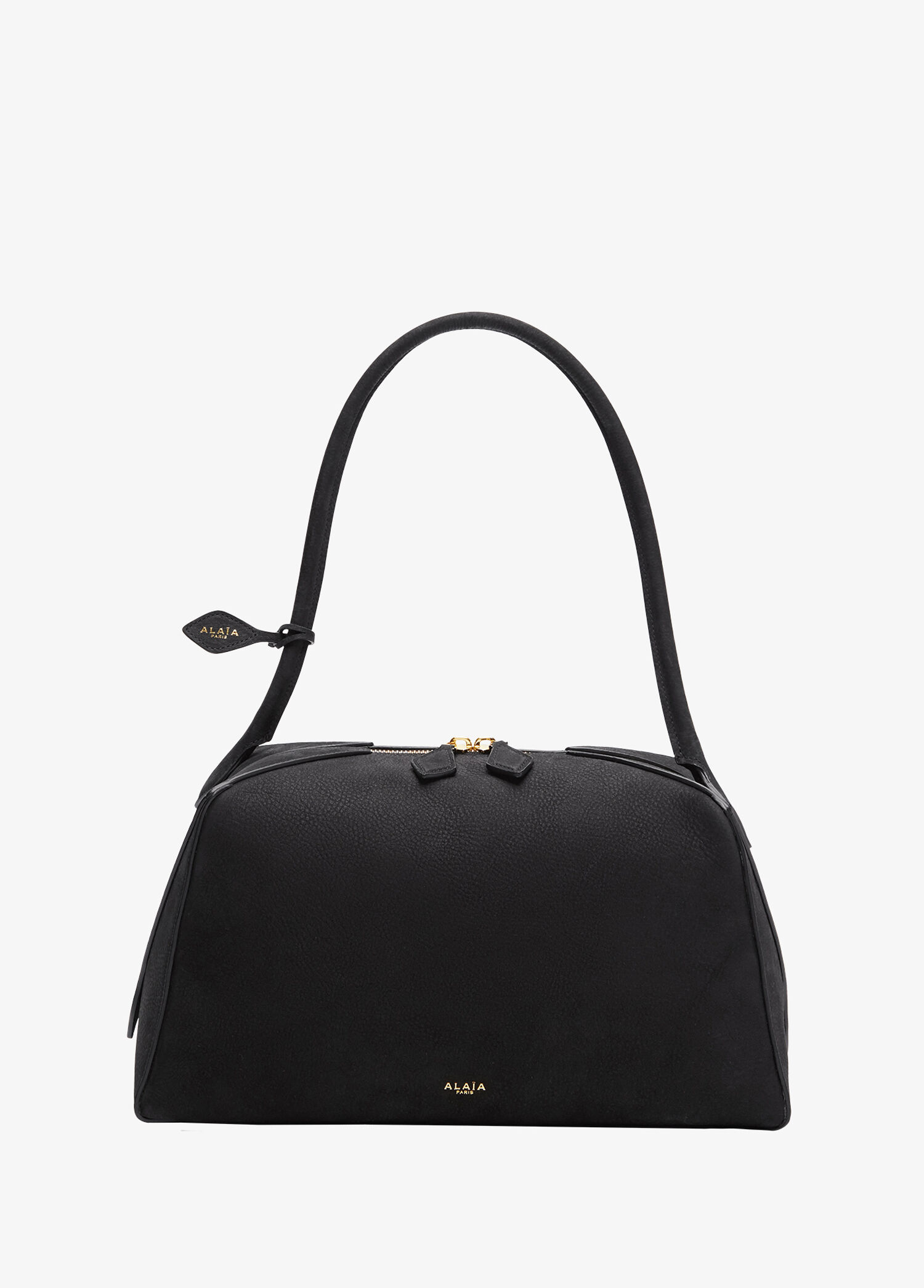 Le Bouledogue Black Women's Nubuck Bag