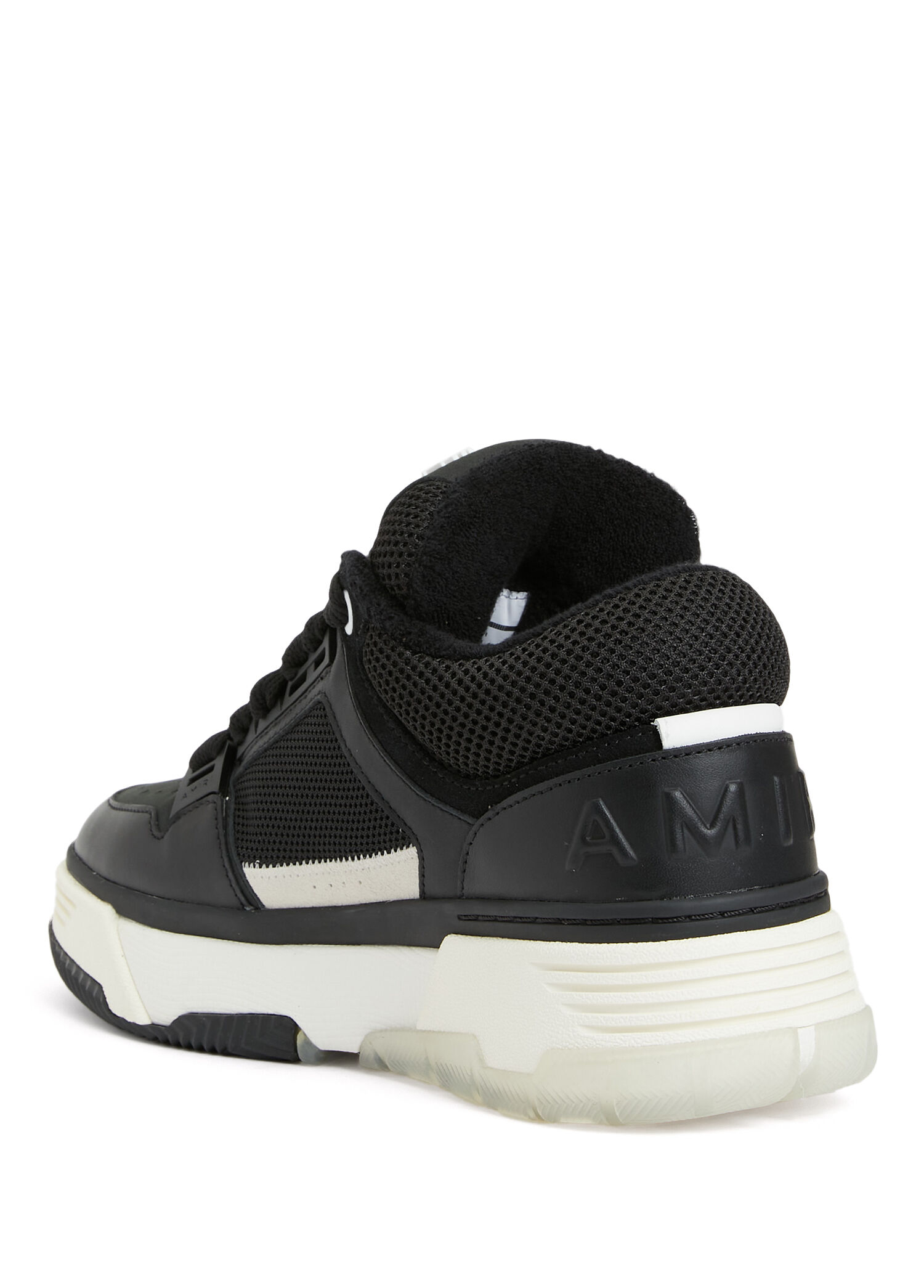 Amiri - MA-1 Siyah Erkek Deri Sneaker - Siyah