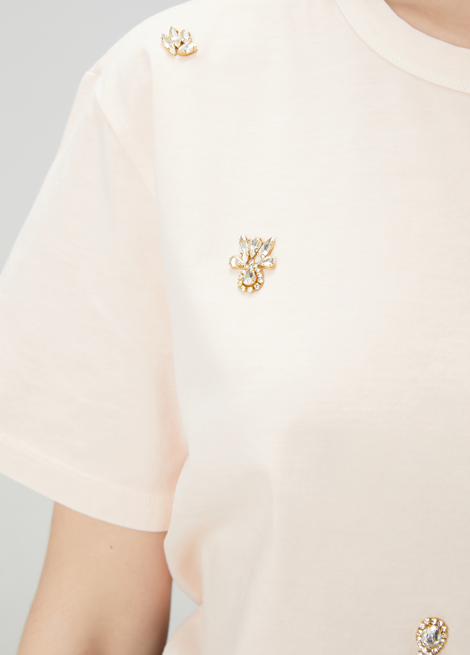 Somon Serpme Taşlı T-shirt_5