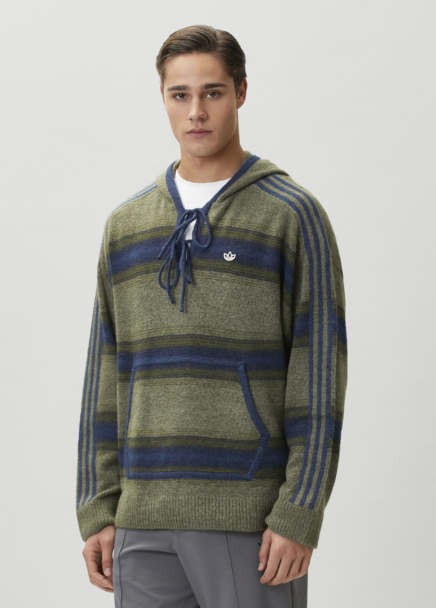 Adidas Haki Erkek Edison Chen Baja Haki Kapüşonlu Ceket 1984675