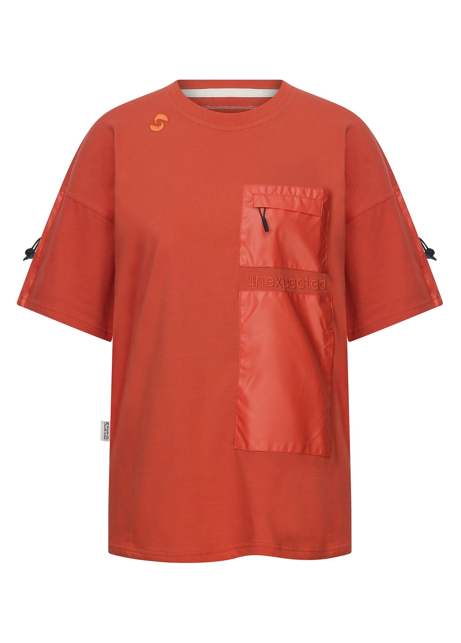 Zu Regular Fit Turuncu Cep Detaylı T-shirt