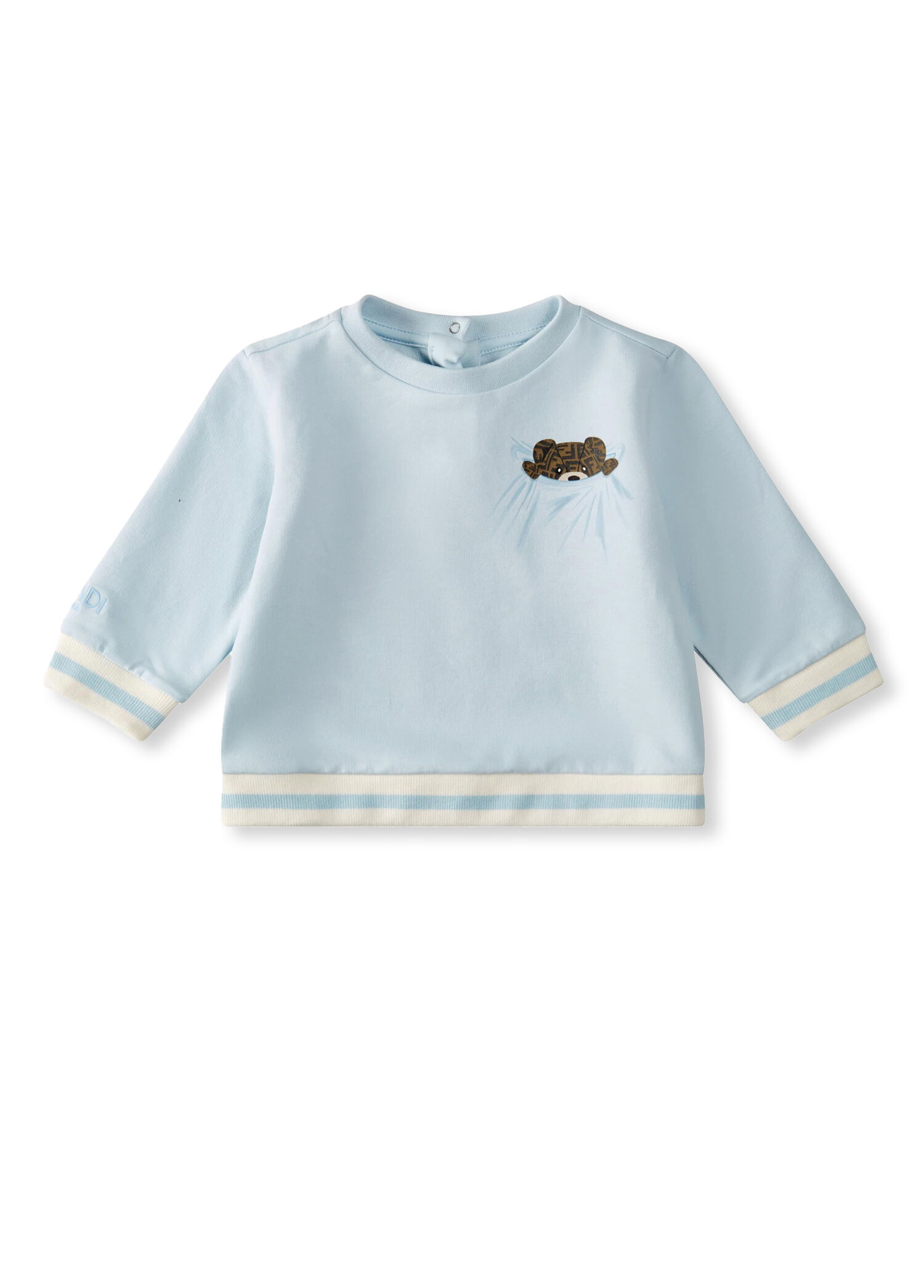 Açık Mavi Unisex Bebek Sweatshirt