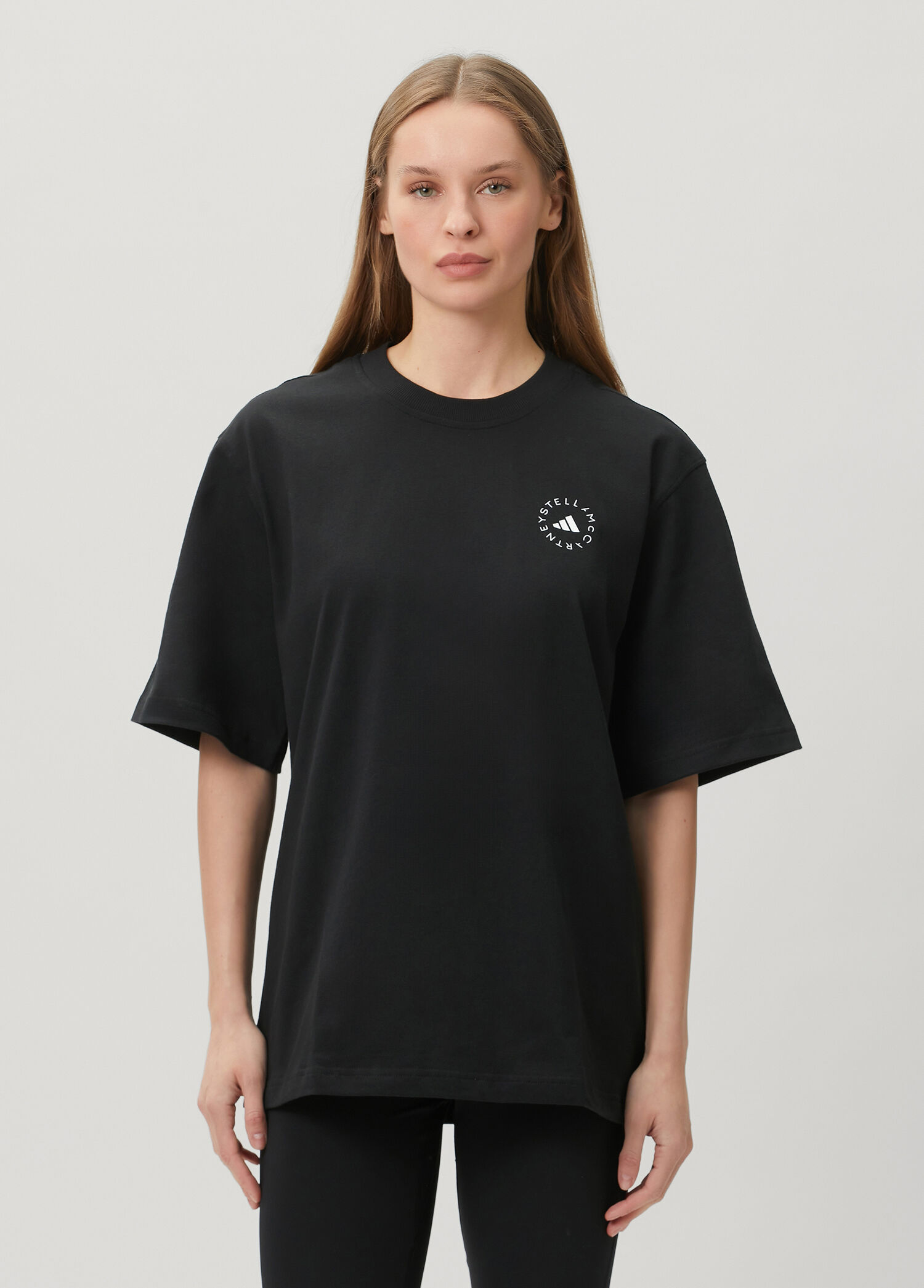 by Stella Mccartney Siyah Bol T-shirt