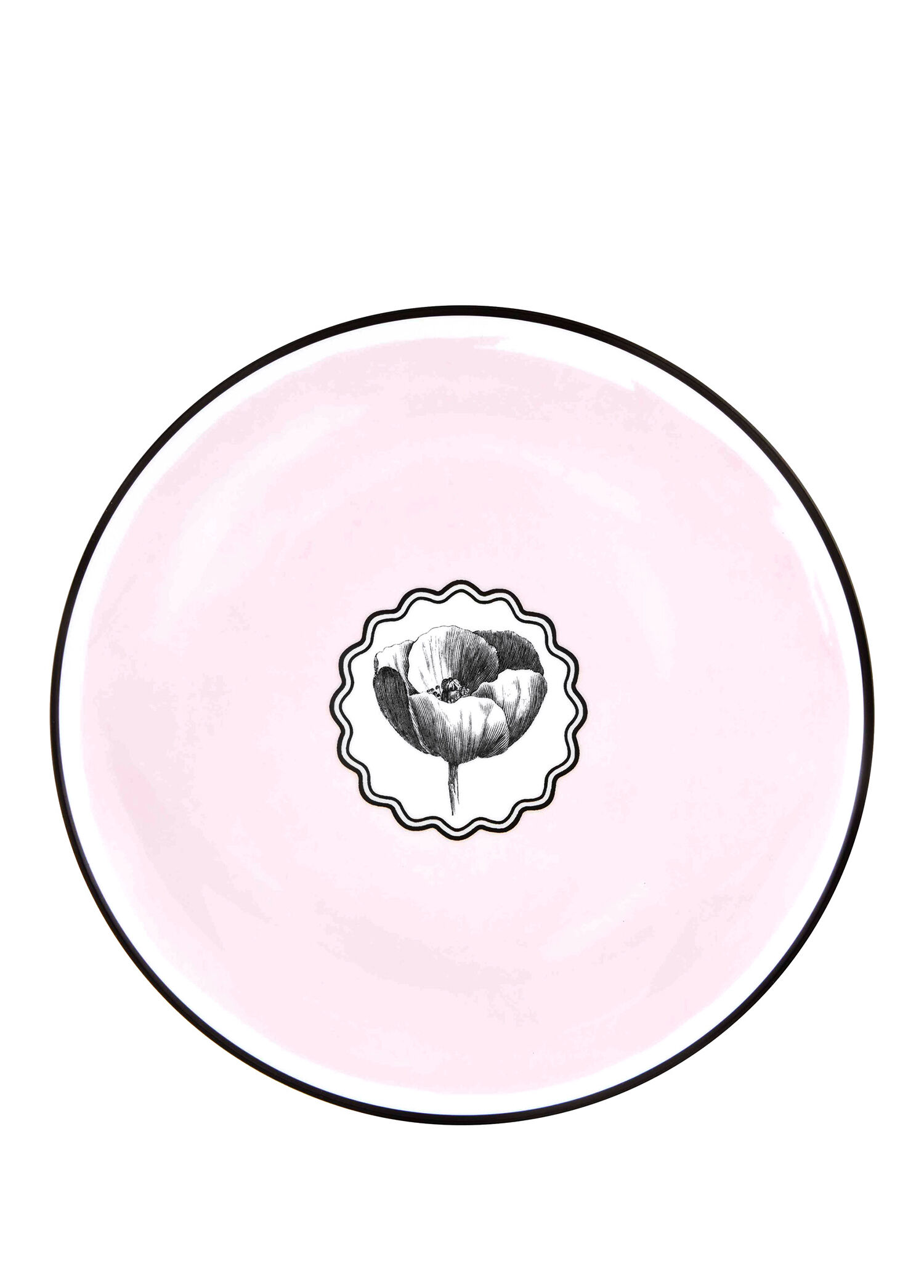 Herbariae by Christian Lacroix Pembe Porselen Kahvaltı Tabağı