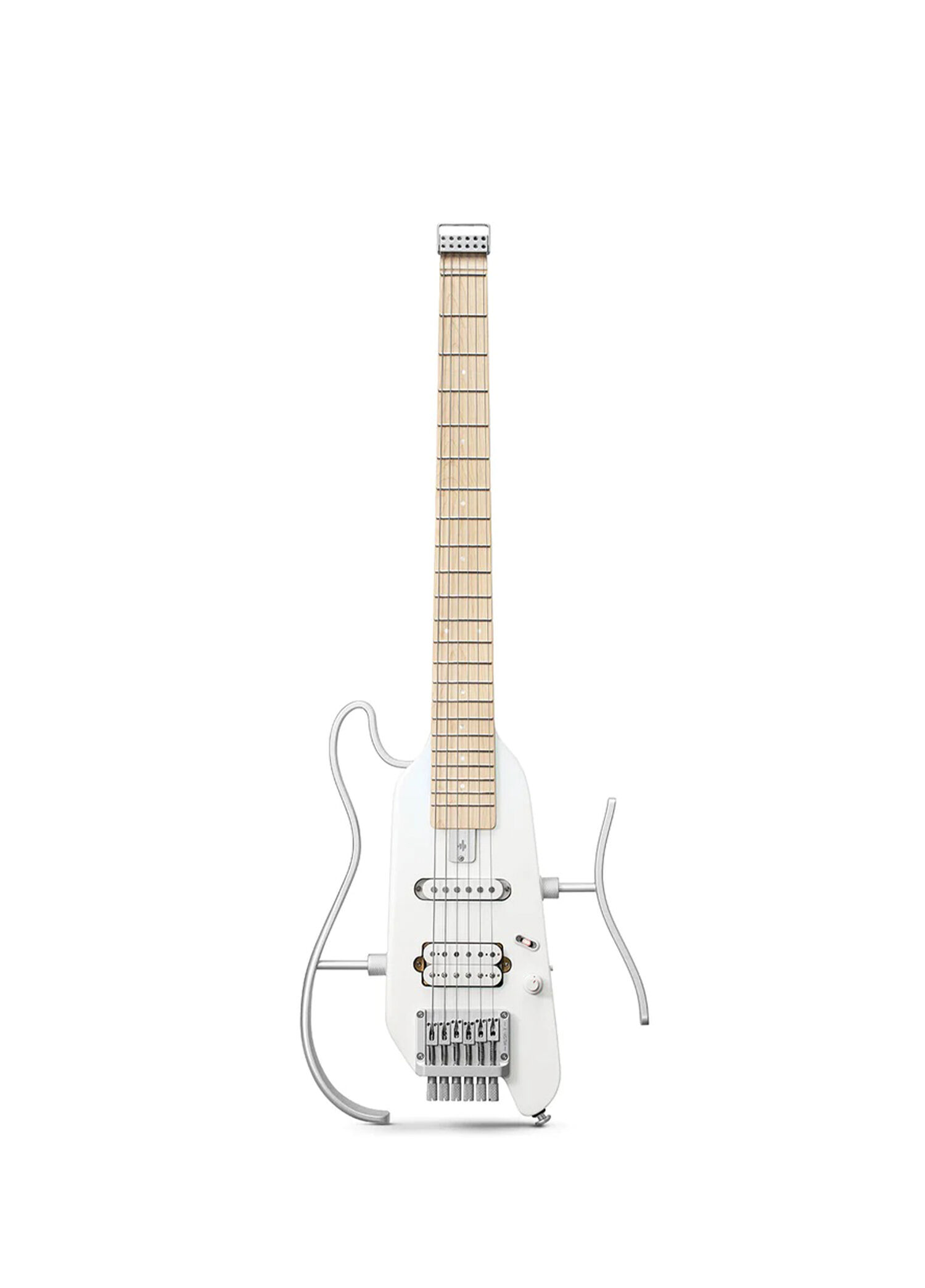 Hush-X Headless Traveller Beyaz Elektro Gitar