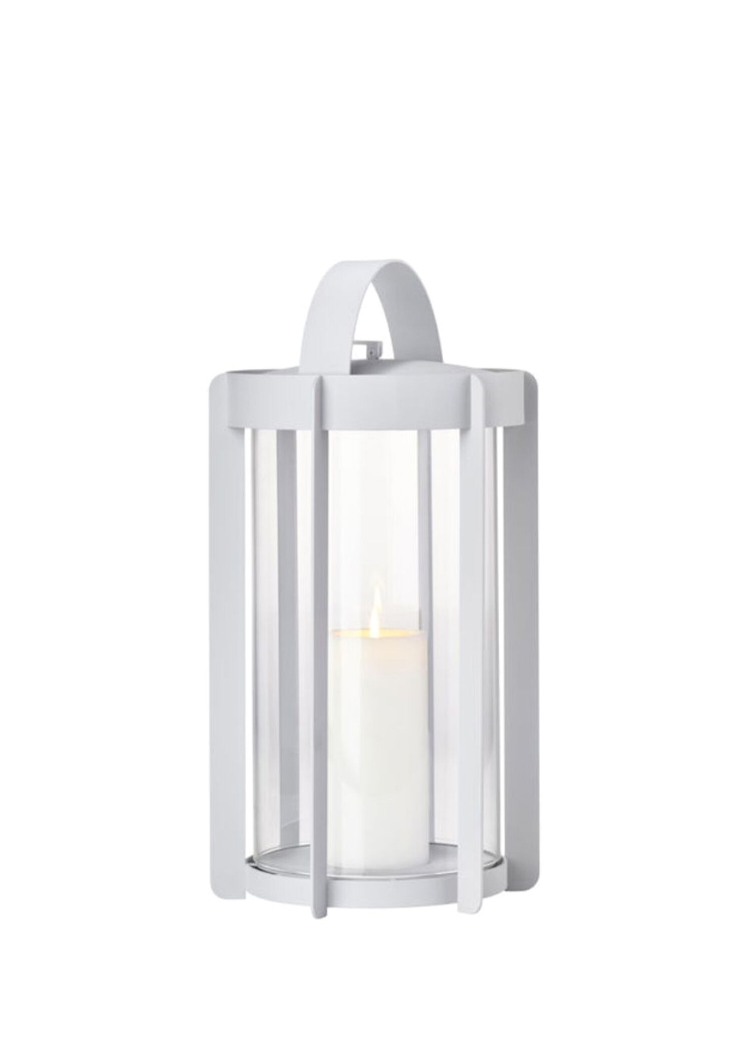 Led Işıklı Yumuşak Gri Ateş Böceği Feneri 25 cm