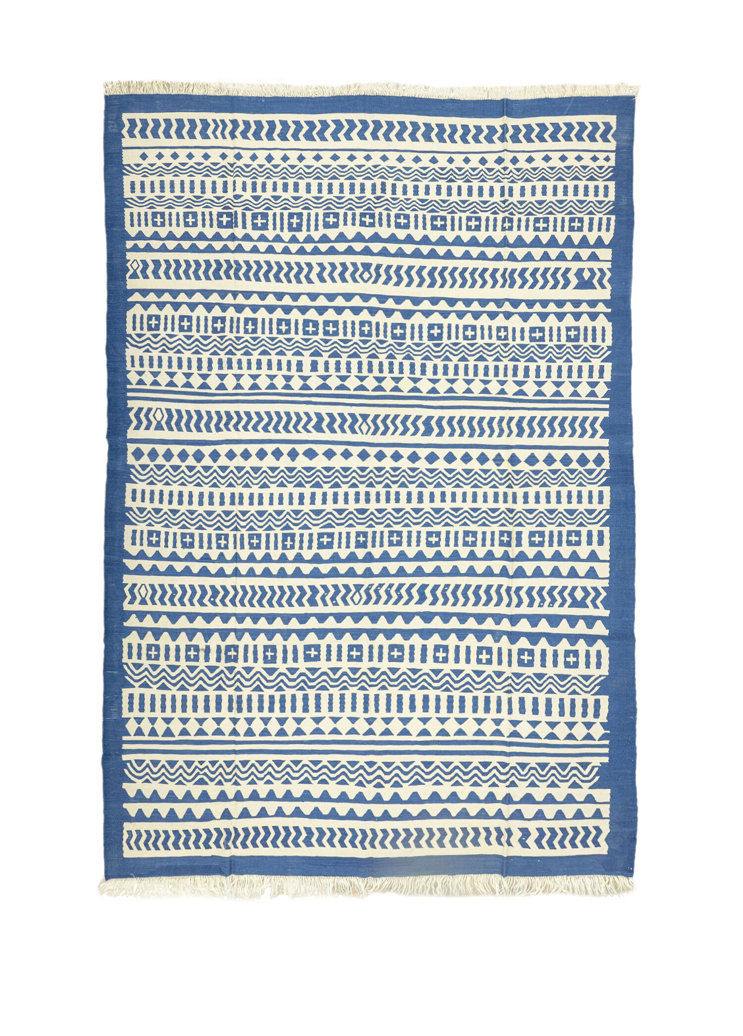 Zenge İlkel Tasarımlı Yün Kilim 231 x 311 cm
