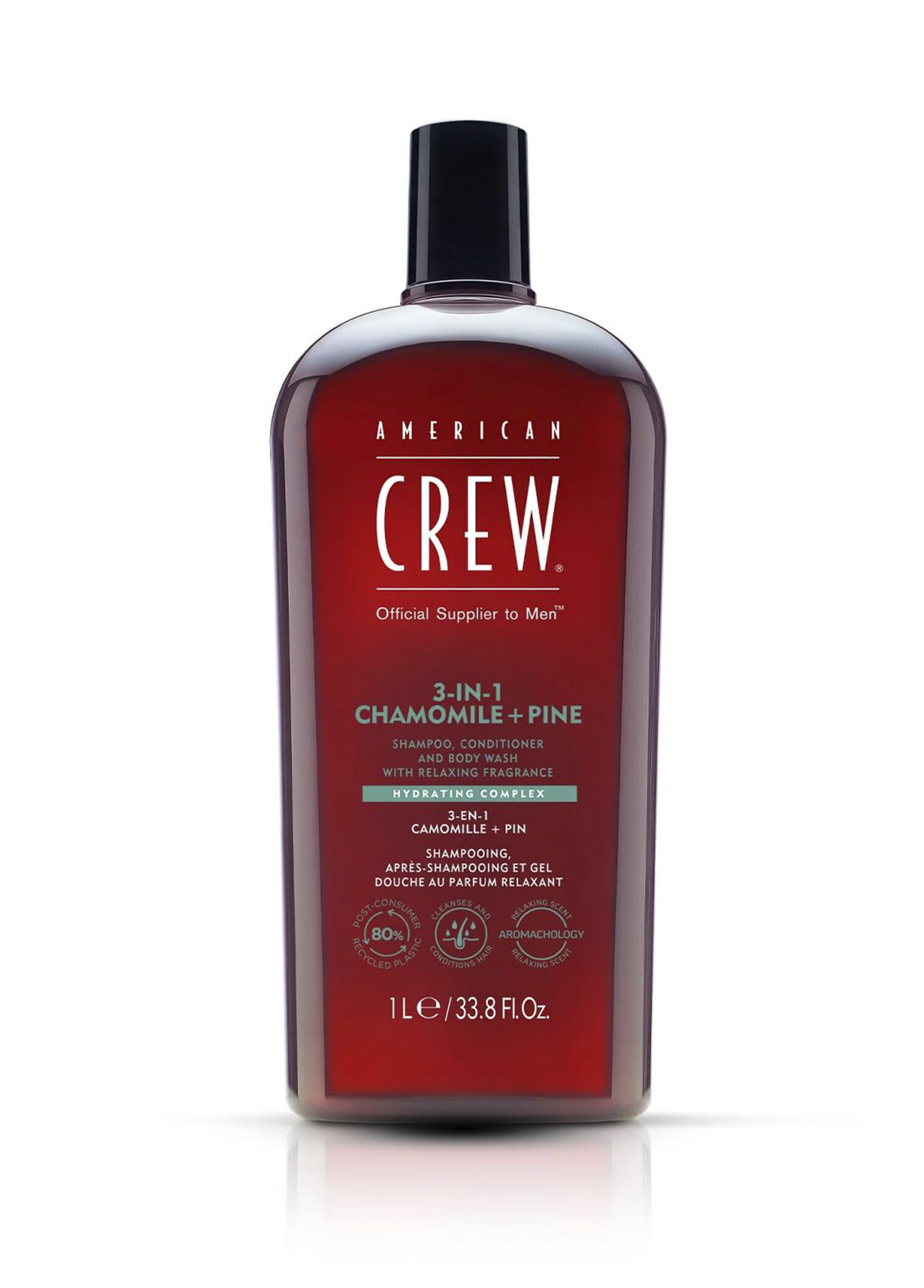 3in1 Chamomile & Pine With Relaxing Fragrance Erkekler İçin 3'ü 1 Arada Arındırıcı Şampuan 1000 ml