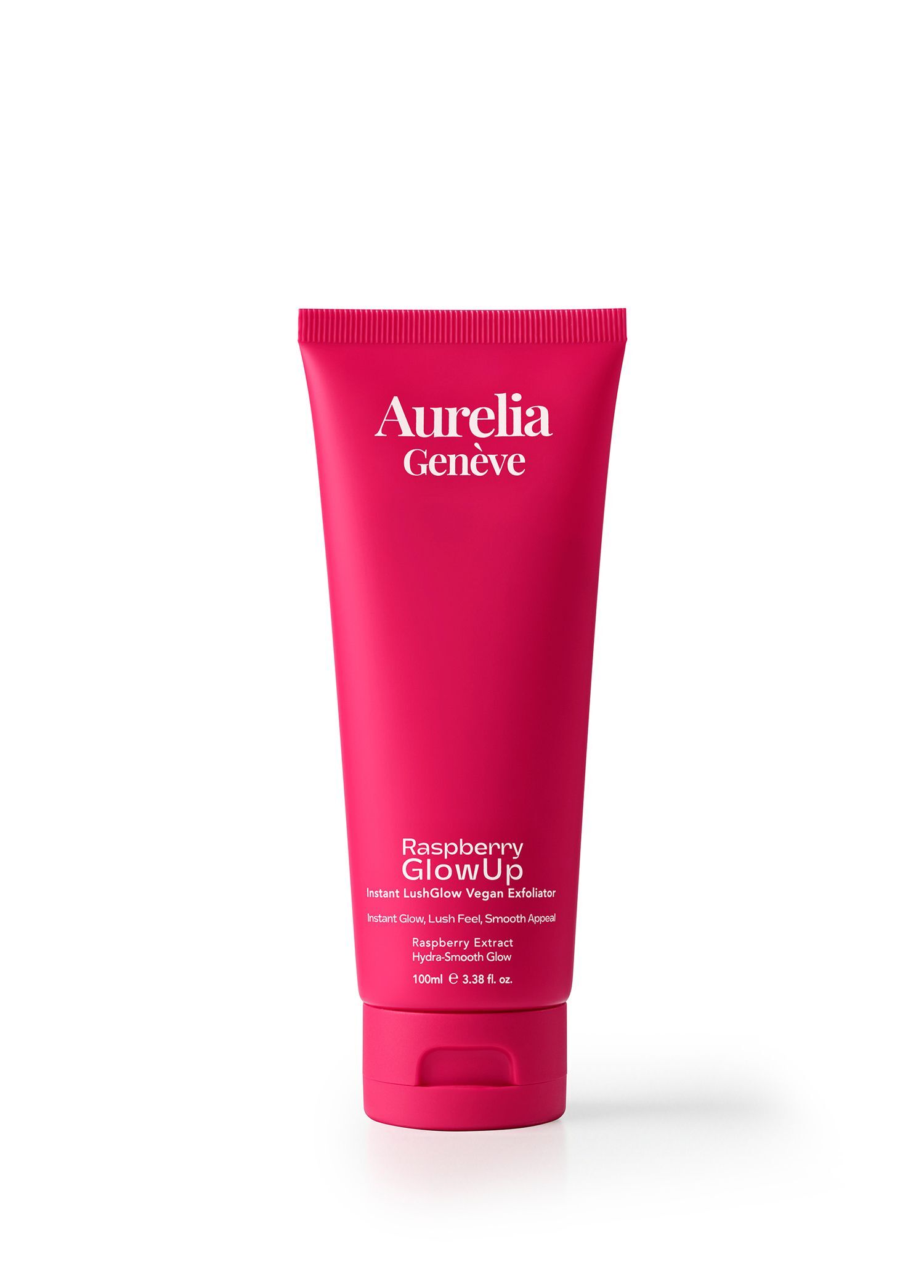 Raspberry GlowUp Instant LushGlow Vegan Exfoliator