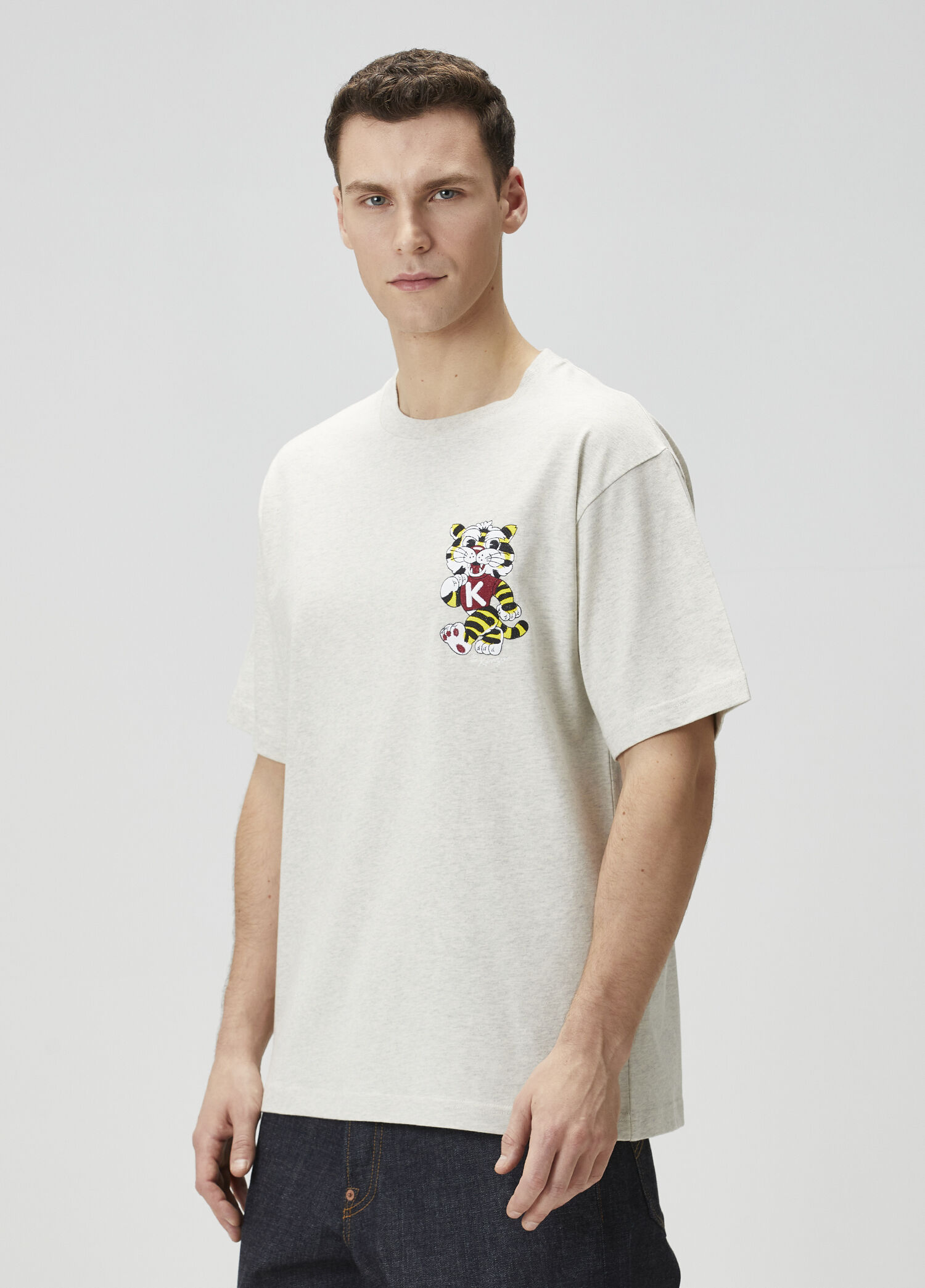 Kenzo Açık Gri Erkek Wild Tiger Açık Gri T-shirt 1885926 | Beymen