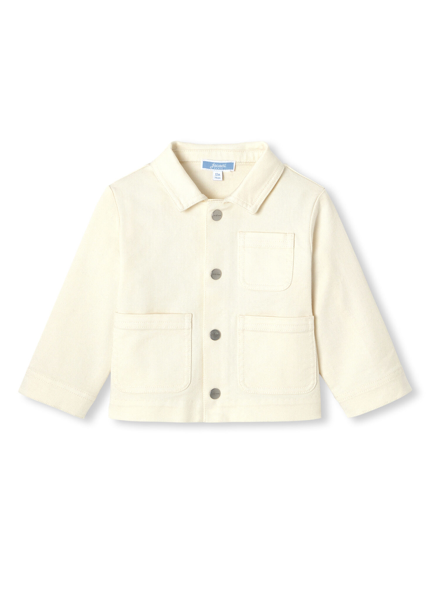 Ekru Workwear Pamuklu Erkek Bebek Ceket