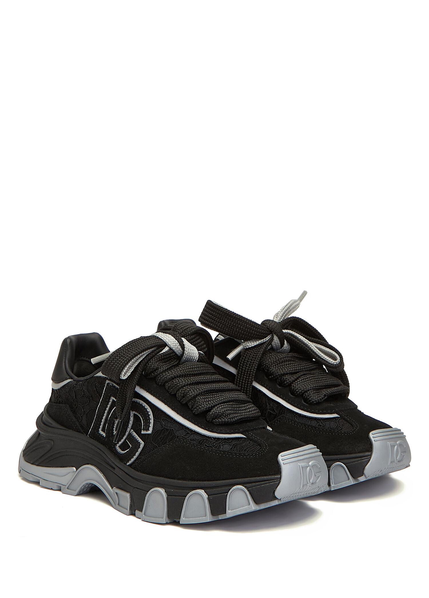Dolce&Gabbana Siyah Kadın DG Country Road Siyah Kadın Sneaker