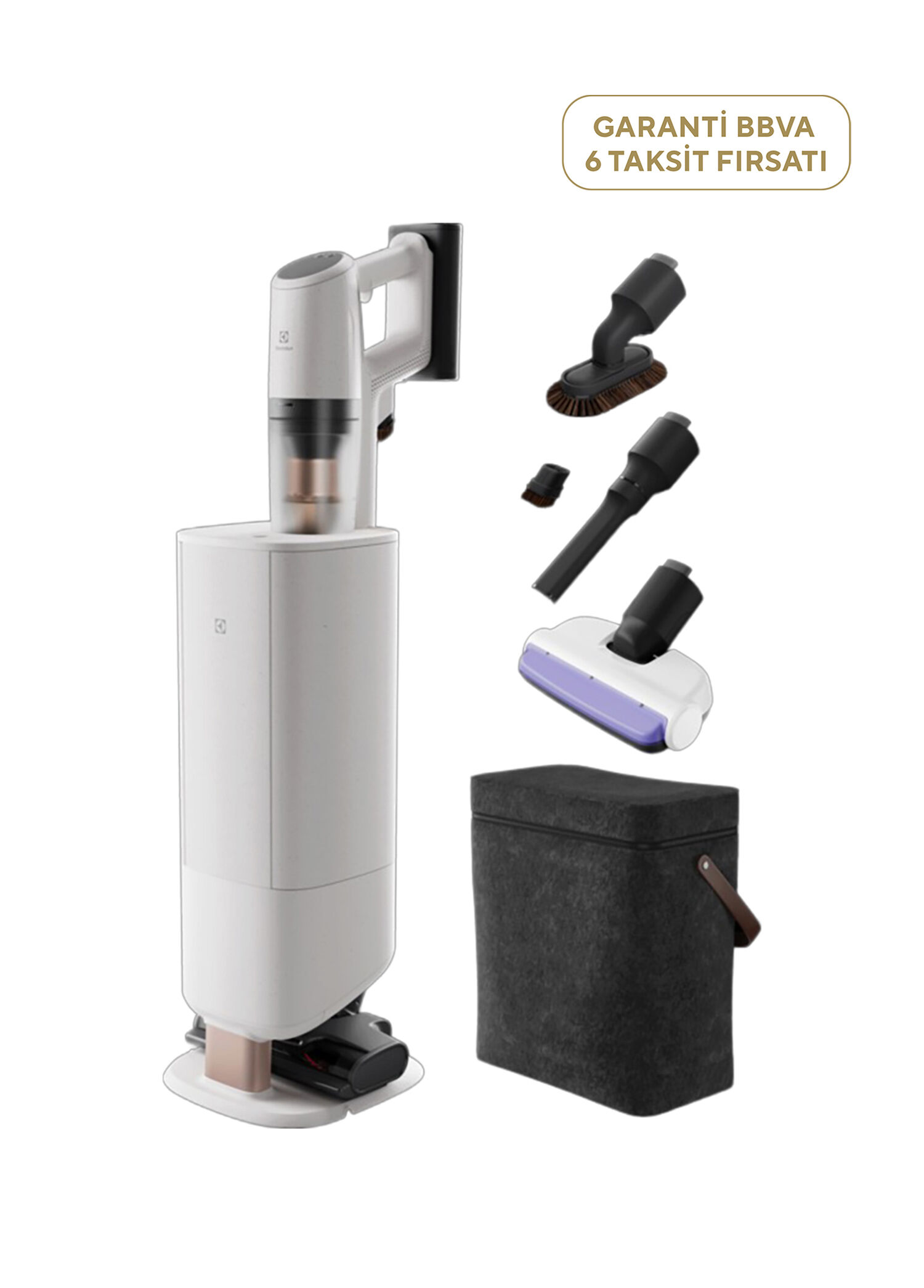 Electrolux - Hijyenik UV 800 Toz Boşaltma İstasyonlu Şarjlı Dik