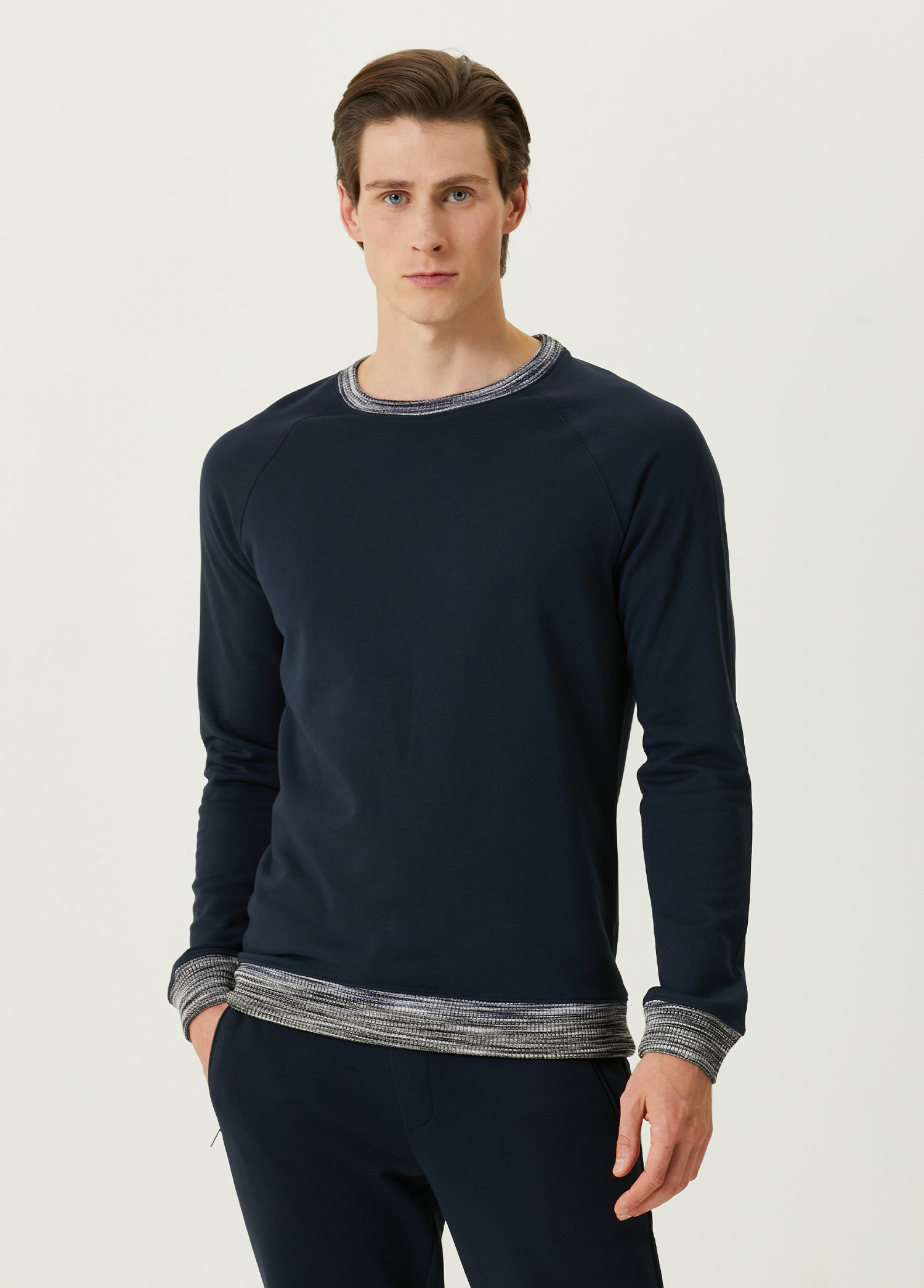 Koyu Lacivert Sweatshirt