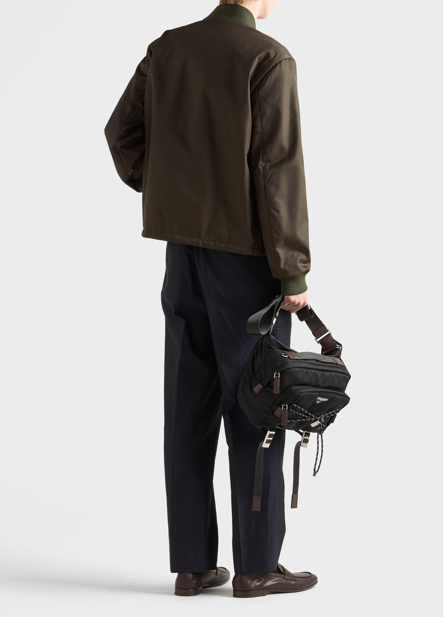 Prada Yeşil Erkek Yeşil Re-Nylon Bomber Erkek Ceket 1885627 | Beymen