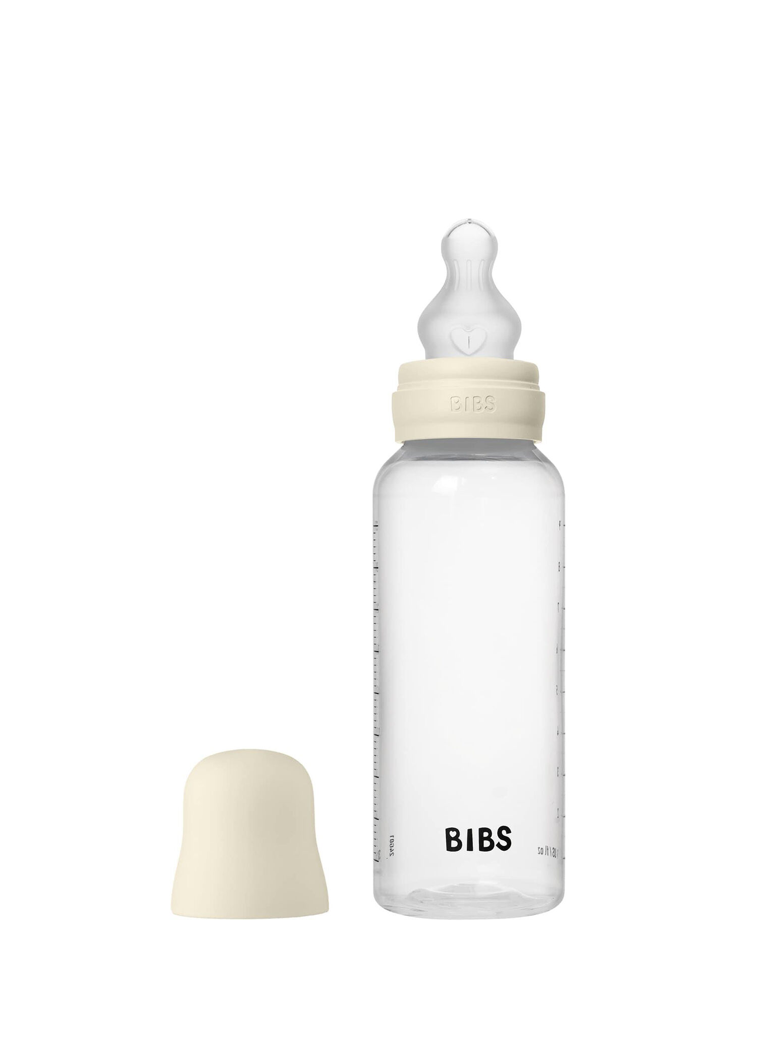 Baby PP Bottle Ivory Bej Silikon Uçlu 6+ Ay Anti-Kolik Yavaş Akış Biberon 270 ml