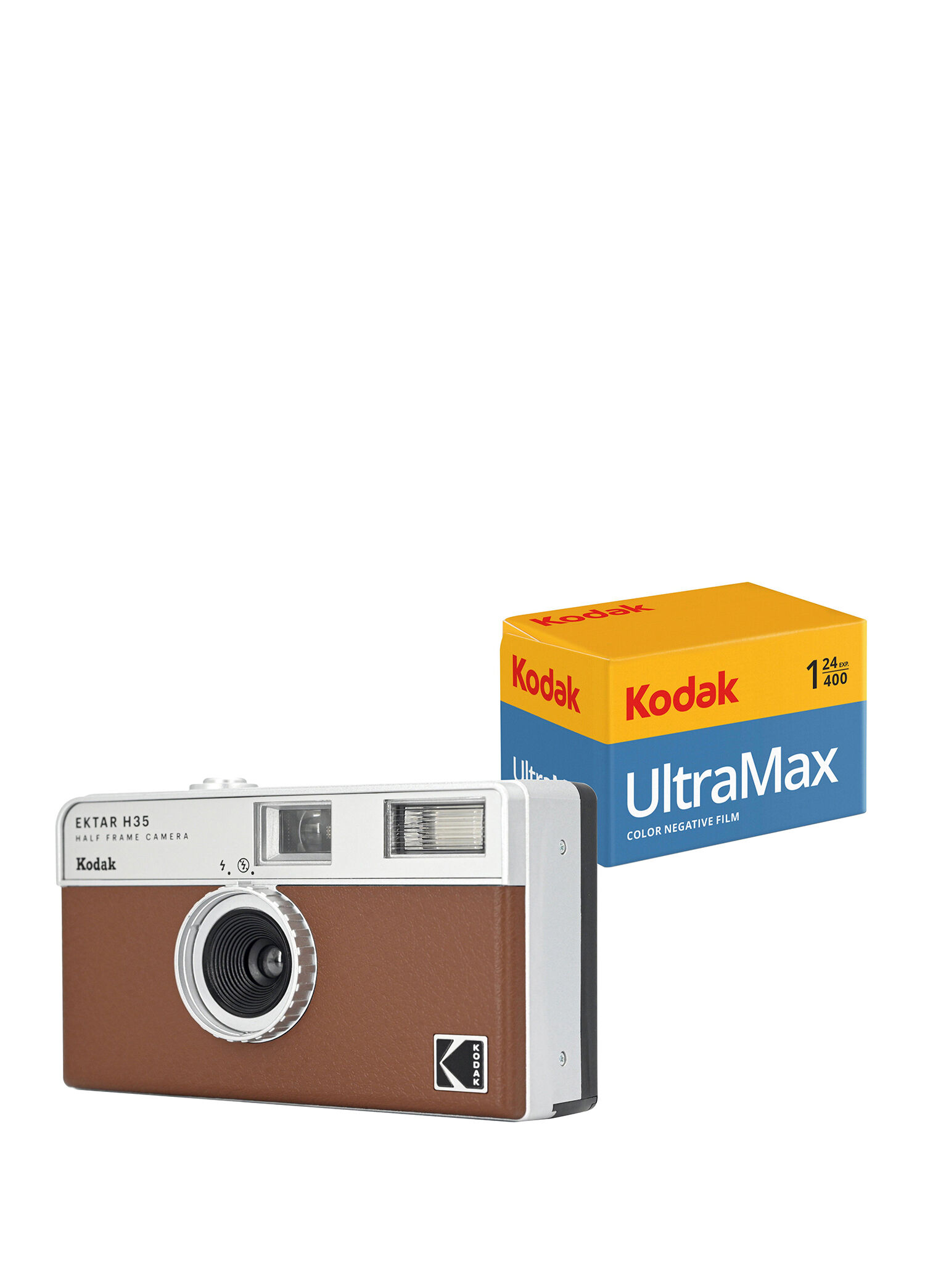 EKTAR H35 135MM Kahverengi Filmli Şipşak Fotoğraf Makinesi + Ultramax 24 Poz Film