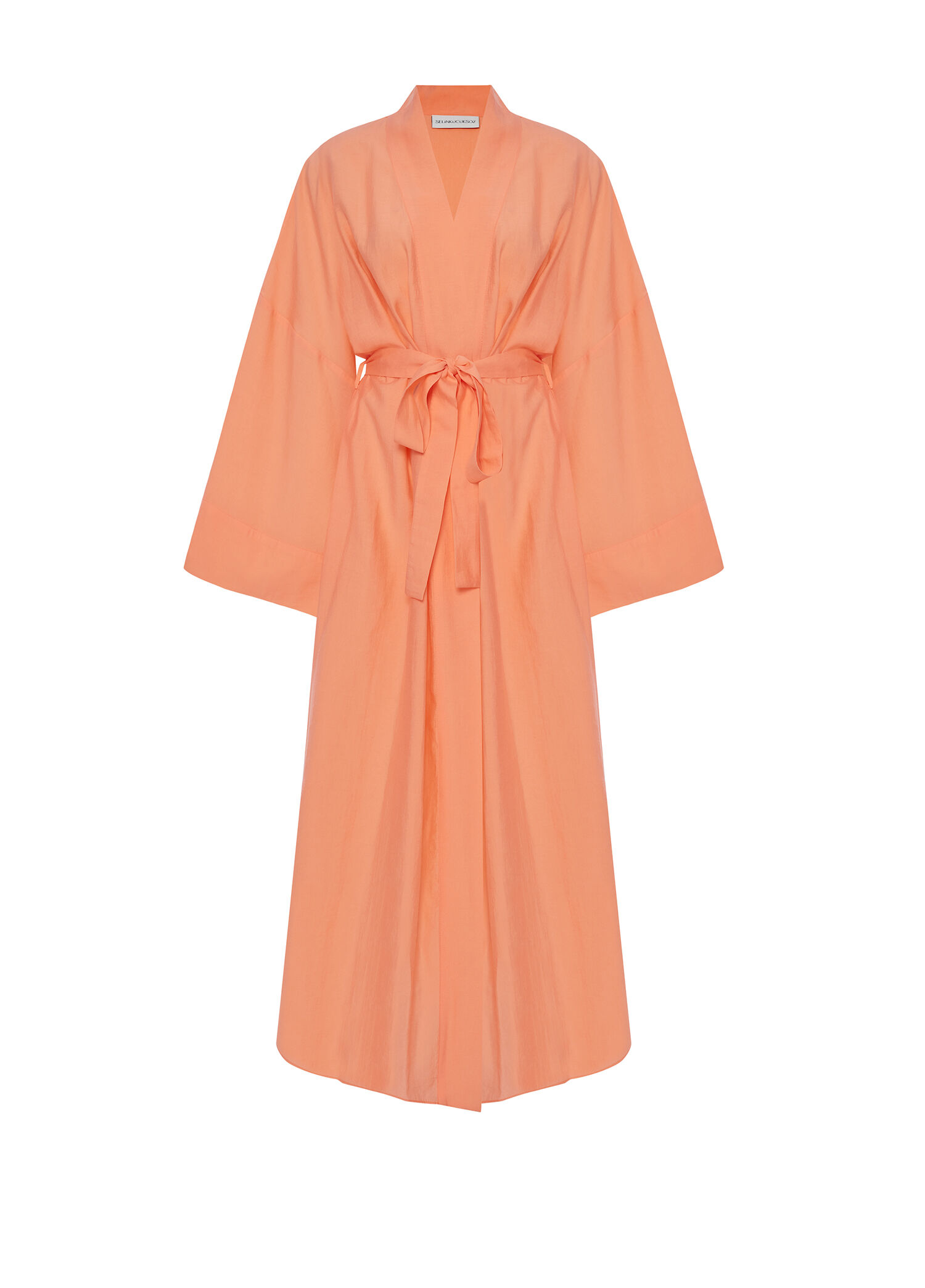 Joyous Monk Turuncu Kadın Uzun Kimono