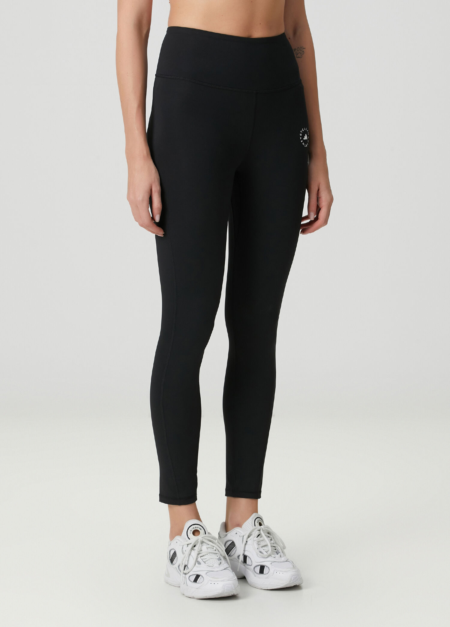 ヨガ・ピラティス  by Stella McCartney Yoga Jacket Adidas Siyah Kadın by Stella Mccartney 7/8 Siyah Yoga Taytı