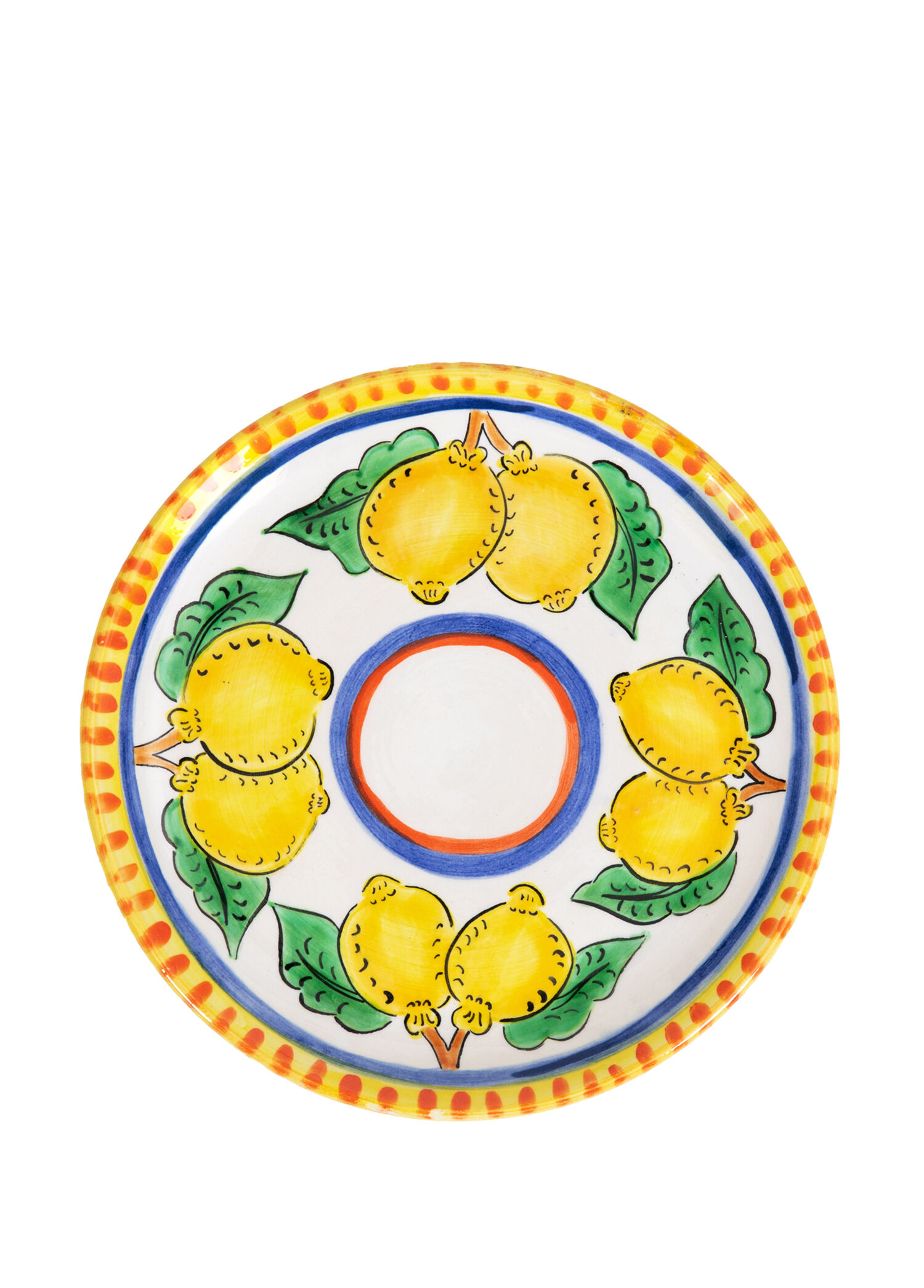 P Feeling Good Inside Sicilian Lemon Collection El Yapimi Seramik Tabak 22 Cm