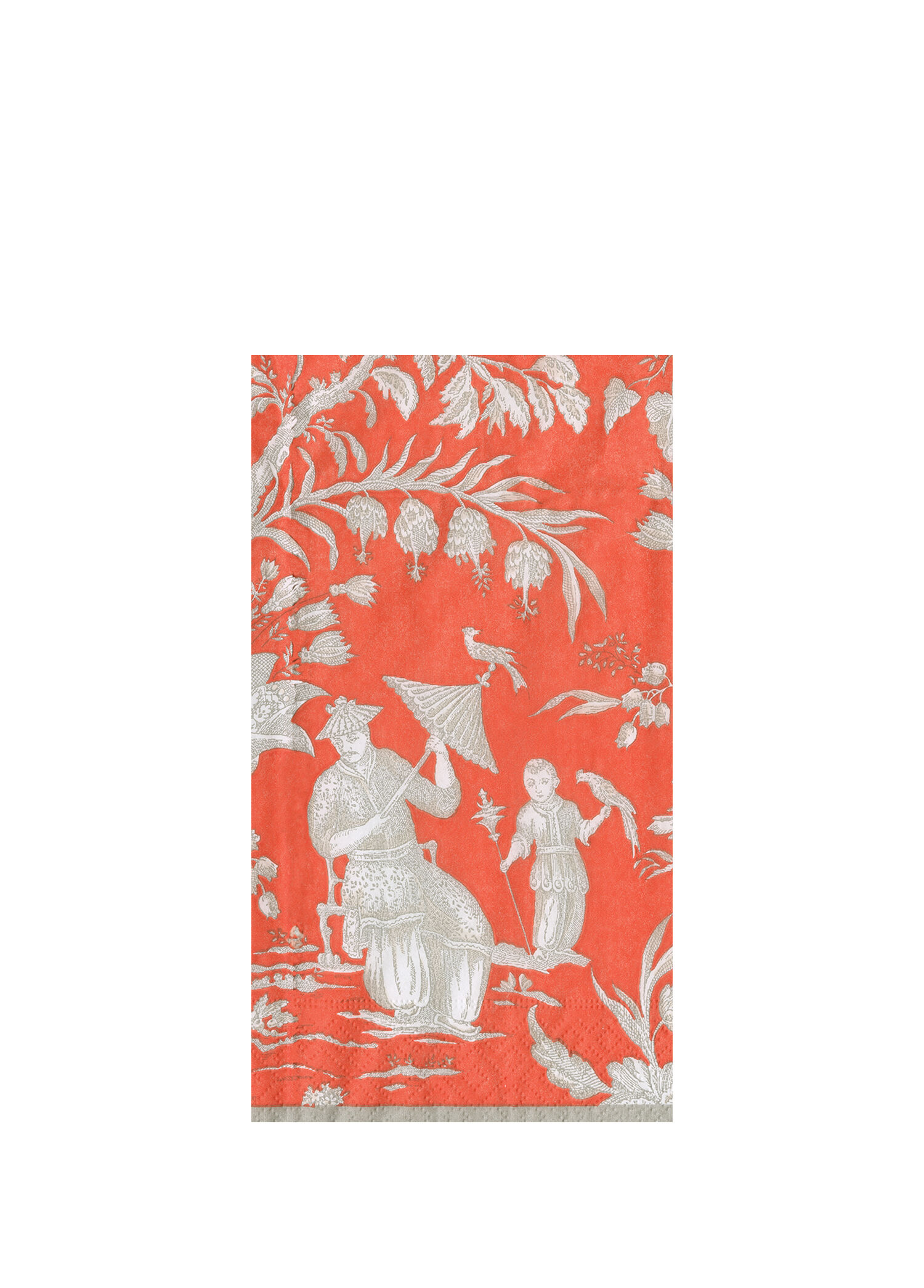 Silk Road Toile Mandarin Desenli 15'li Servis Peçetesi Seti