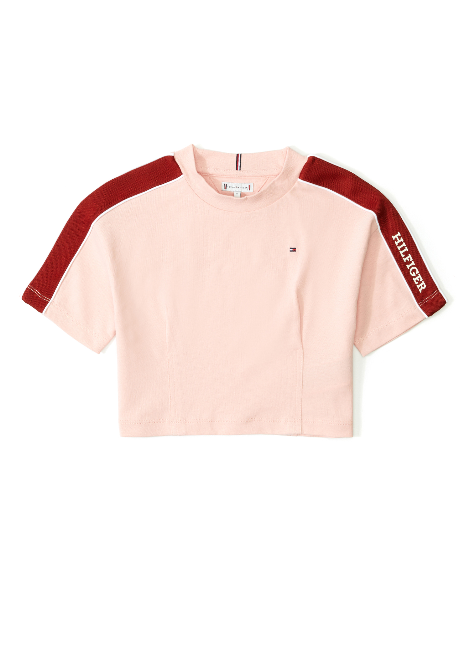 Pembe Logo Baskılı Kız Çocuk T-shirt